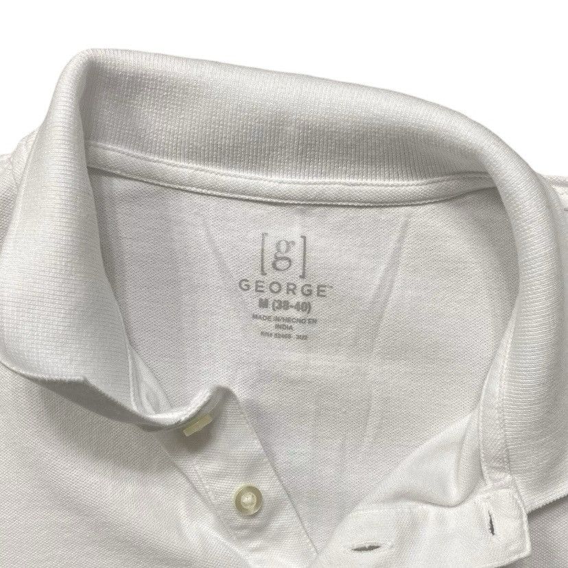 George George White Polo Shirt Size Medium Size US M / EU 48-50 / 2 - 3 Thumbnail