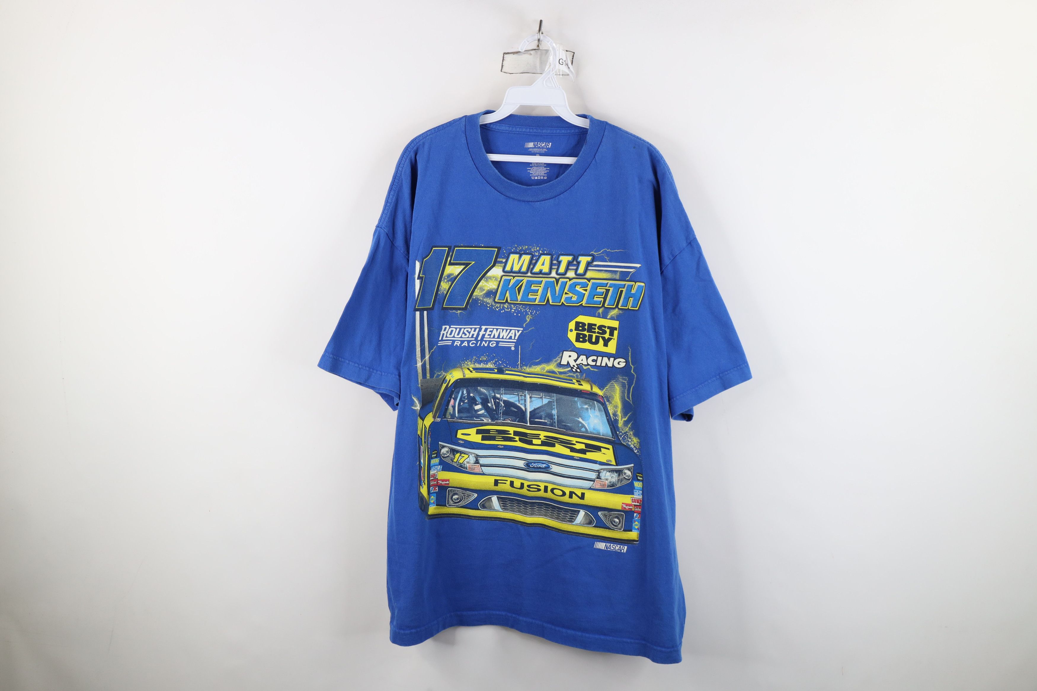 Vintage Vintage Y2K NASCAR Buy Matt Kenseth Racing T-Shirt AOP Blue Size US XXL / EU 58 / 5 - 1 Thumbnail