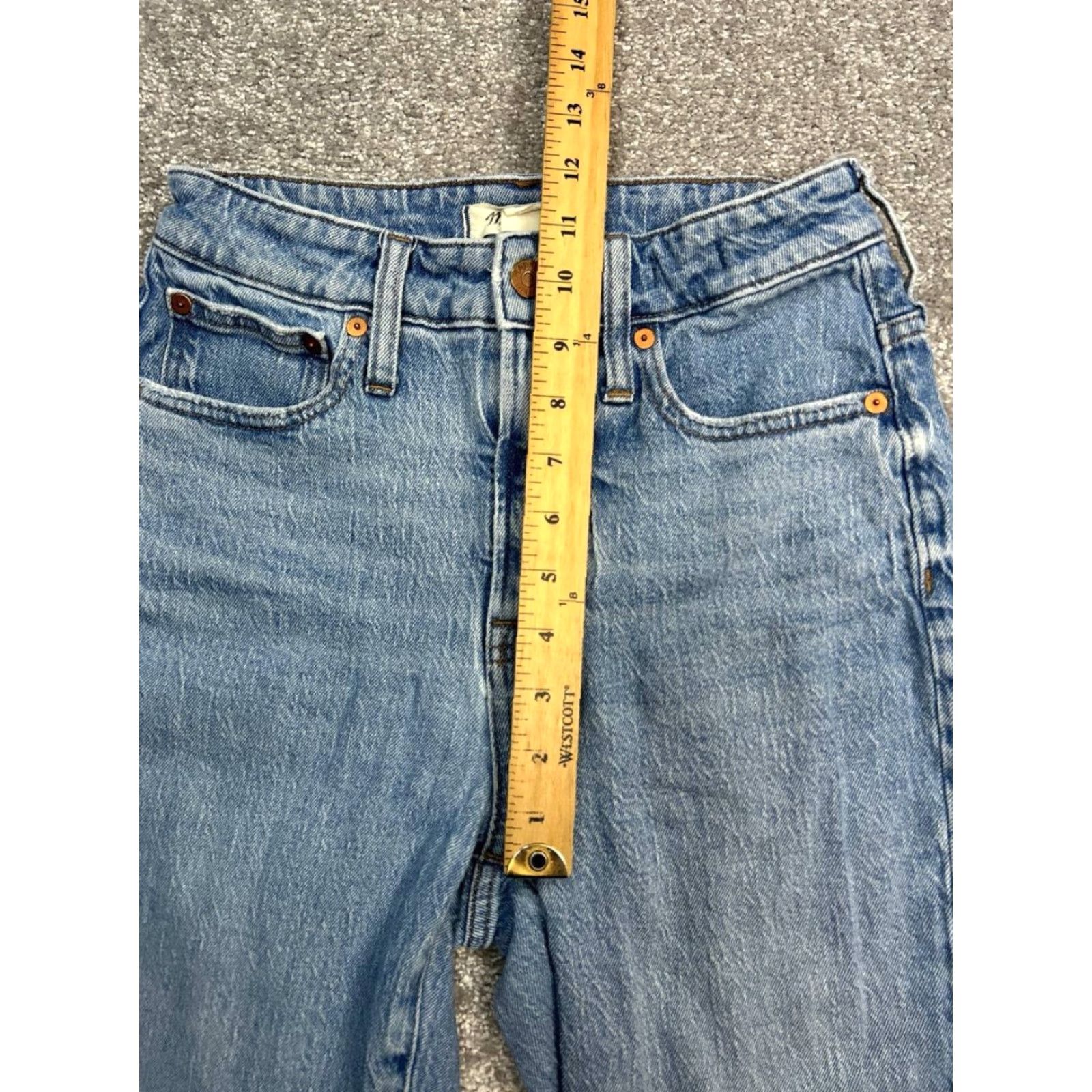 Madewell VINTAGE Madewell Skinny Jeans Womens Tall 24 Blue Denim 90s City Classic Size 42" / US 20 - 5 Thumbnail