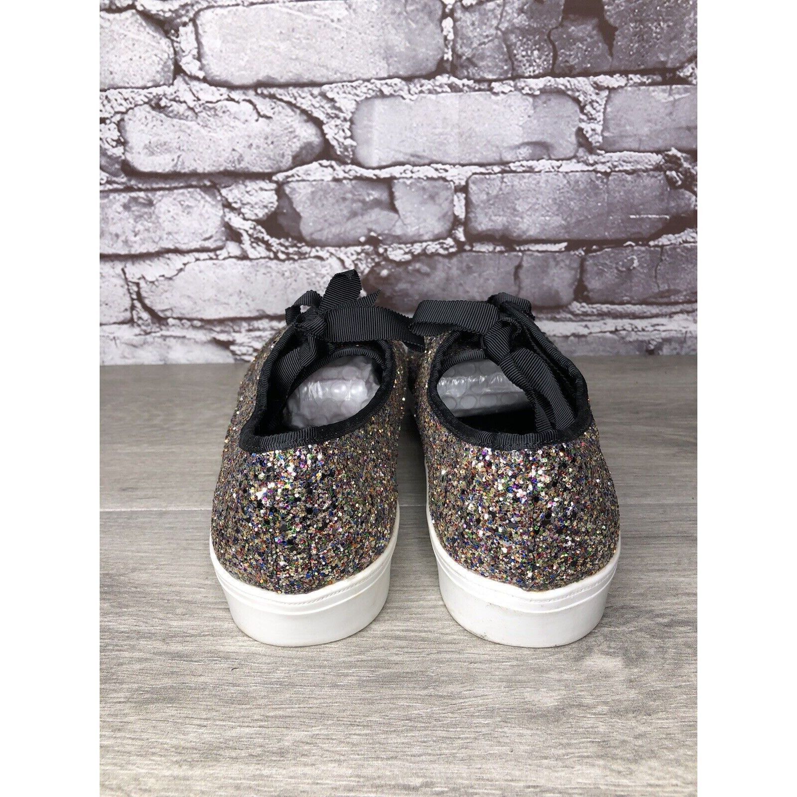 Other Torrid Colorful Glitter Lace Up Low Top Sneakers Shoes Women Size US 10 / IT 40 - 4 Thumbnail