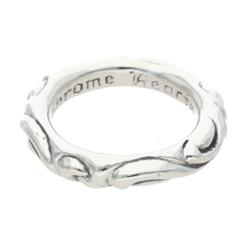 Chrome Hearts Chrome Hearts Scroll Band Silver Ring Size ONE SIZE - 1 Thumbnail