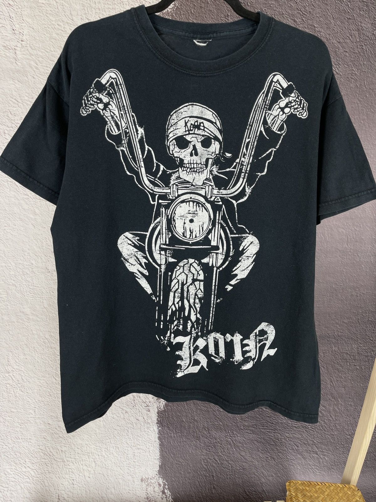 Band Tees Korn vintage 2007 tour tee shirt rare motorcycle Size US L / EU 52-54 / 3 - 5 Thumbnail