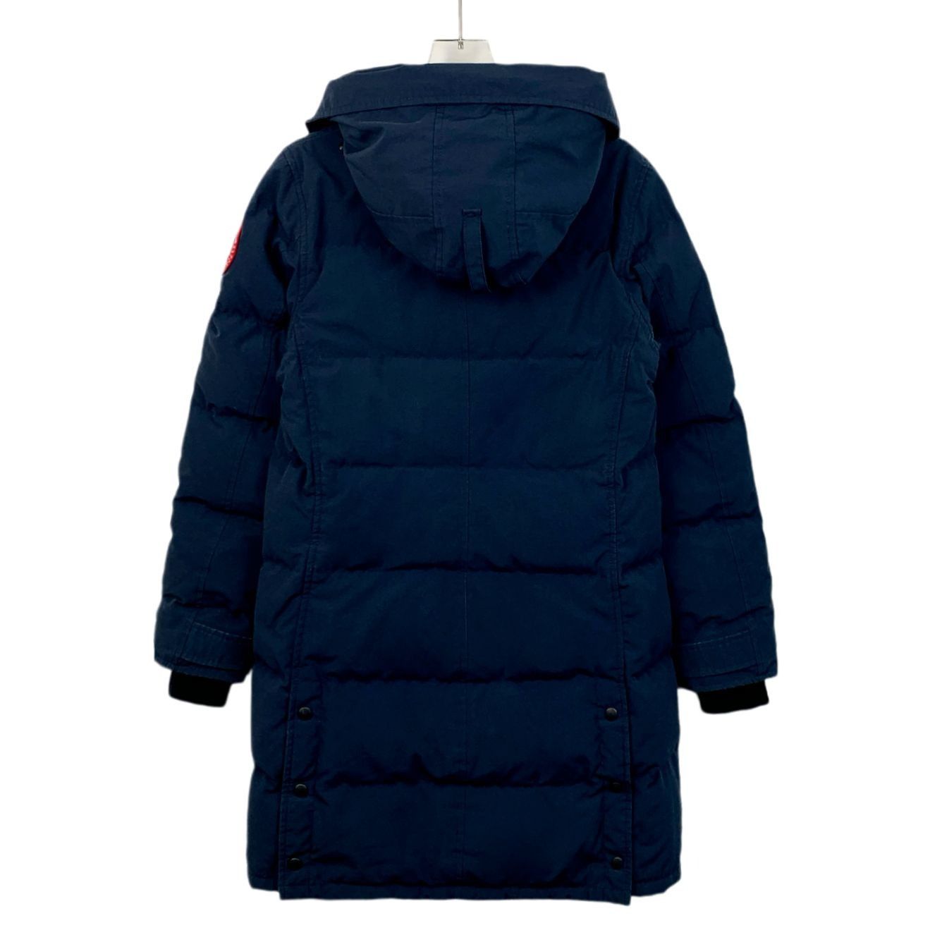 Canada Goose Canada Goose Navy Long Down Parka With Hood & Fur Trim Size S / US 4 / IT 40 - 2 Thumbnail