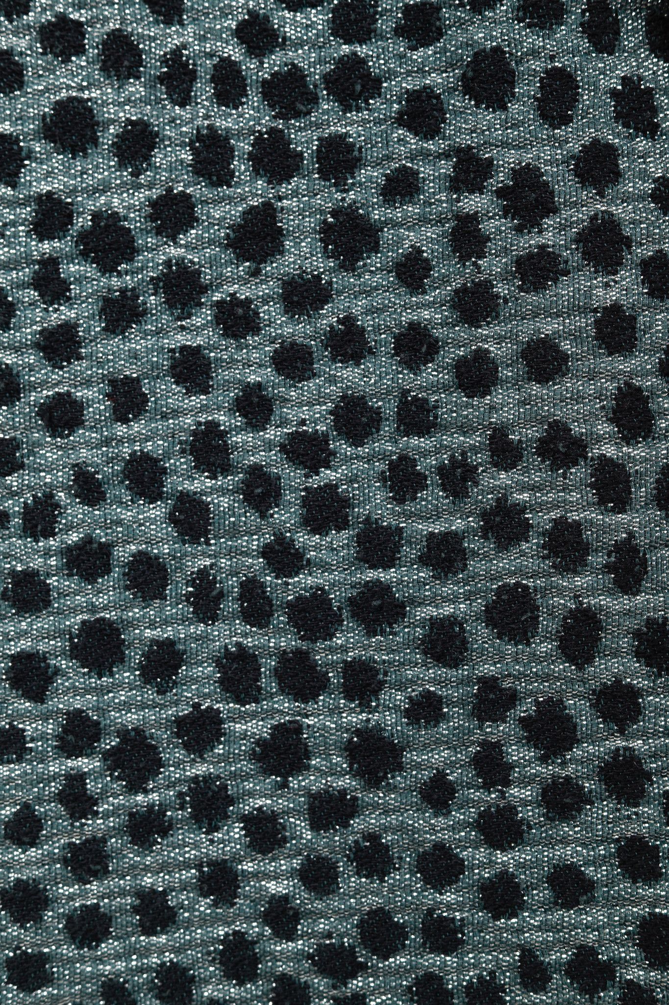 Isabel Marant Isabel Marant Albury Teal Metallic Spotted-Jacquard Jacket Size S / US 4 / IT 40 - 7 Thumbnail