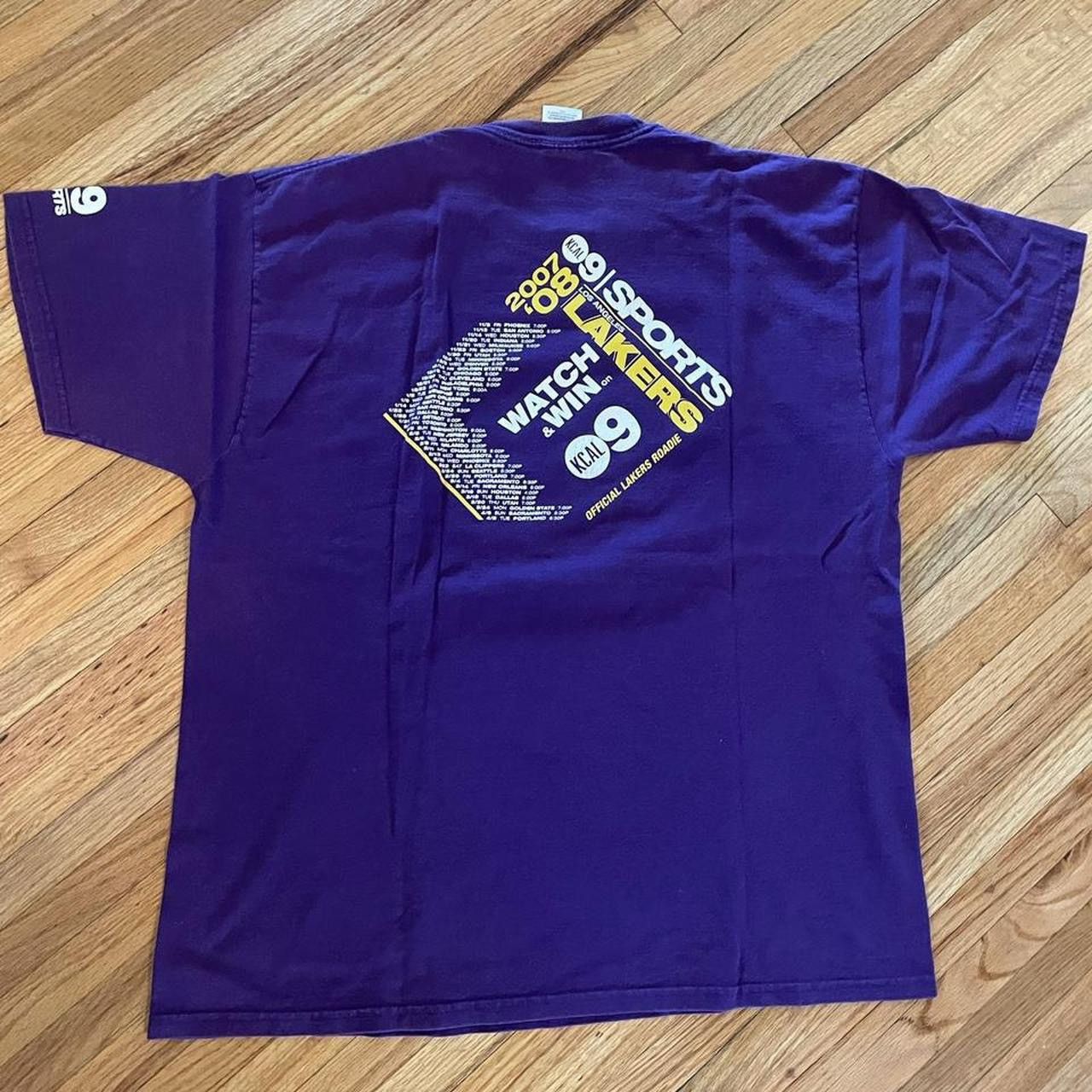 NBA 2008 Los Angeles Lakers 60th Anniversary Promo T-Shirt Size US XL / EU 56 / 4 - 2 Thumbnail