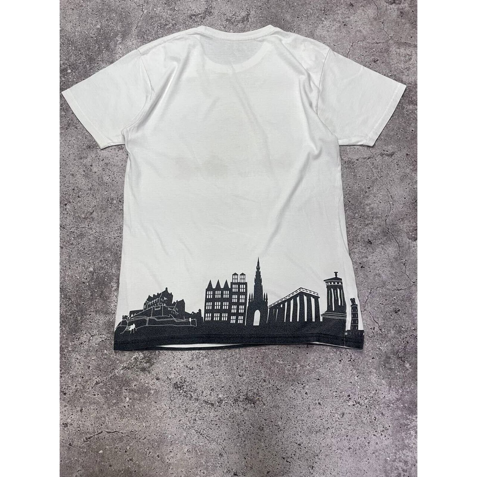 Hard Rock Cafe × Vintage Hard Rock Cafe Edinburgh T-Shirt S White Skyline Music Fan Size US S / EU 44-46 / 1 - 5 Thumbnail