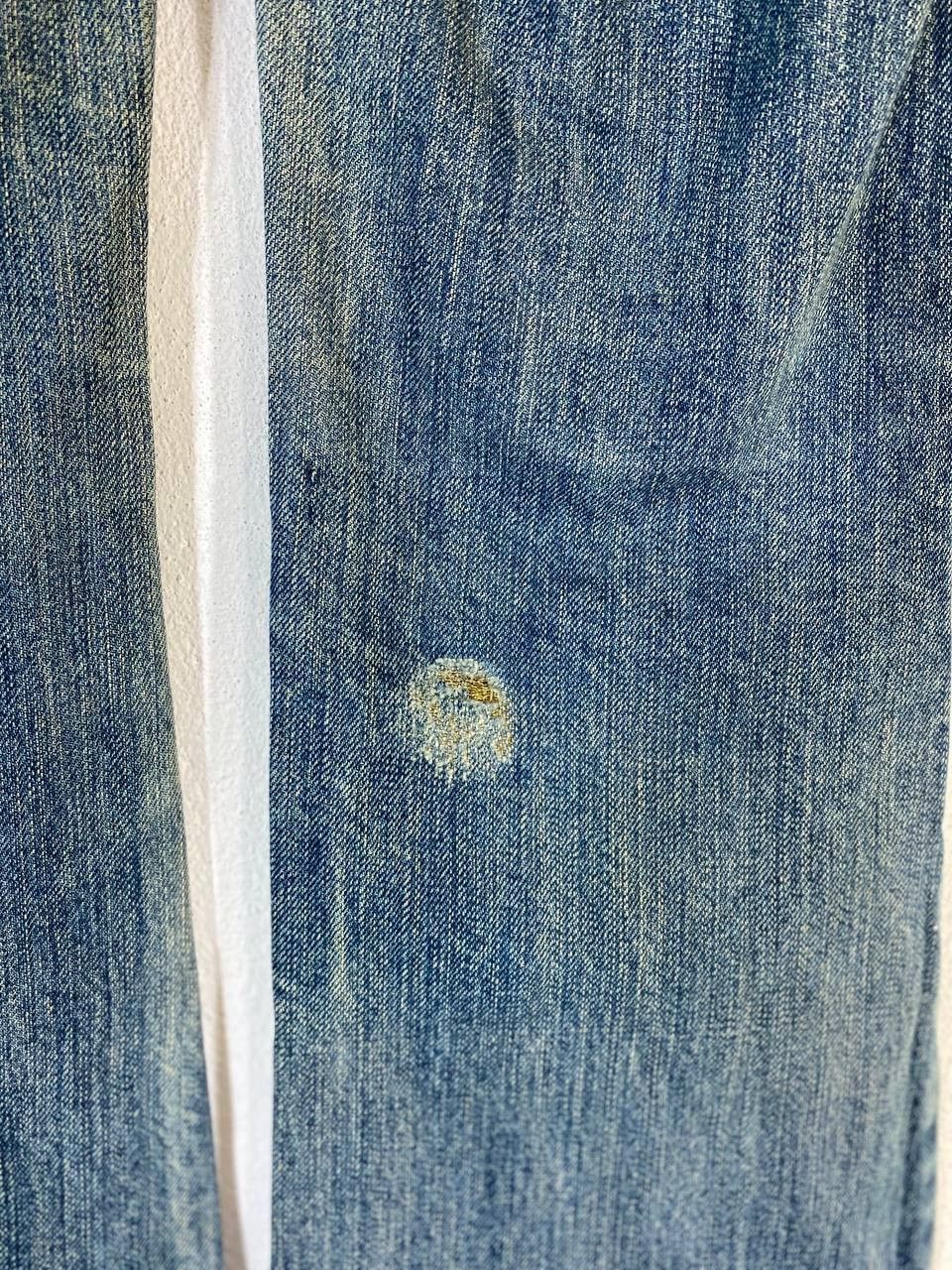 Vivienne Tam vivienne tam gold thread bootcut flare distressed denim Size 32" / US 10 / IT 46 - 4 Thumbnail