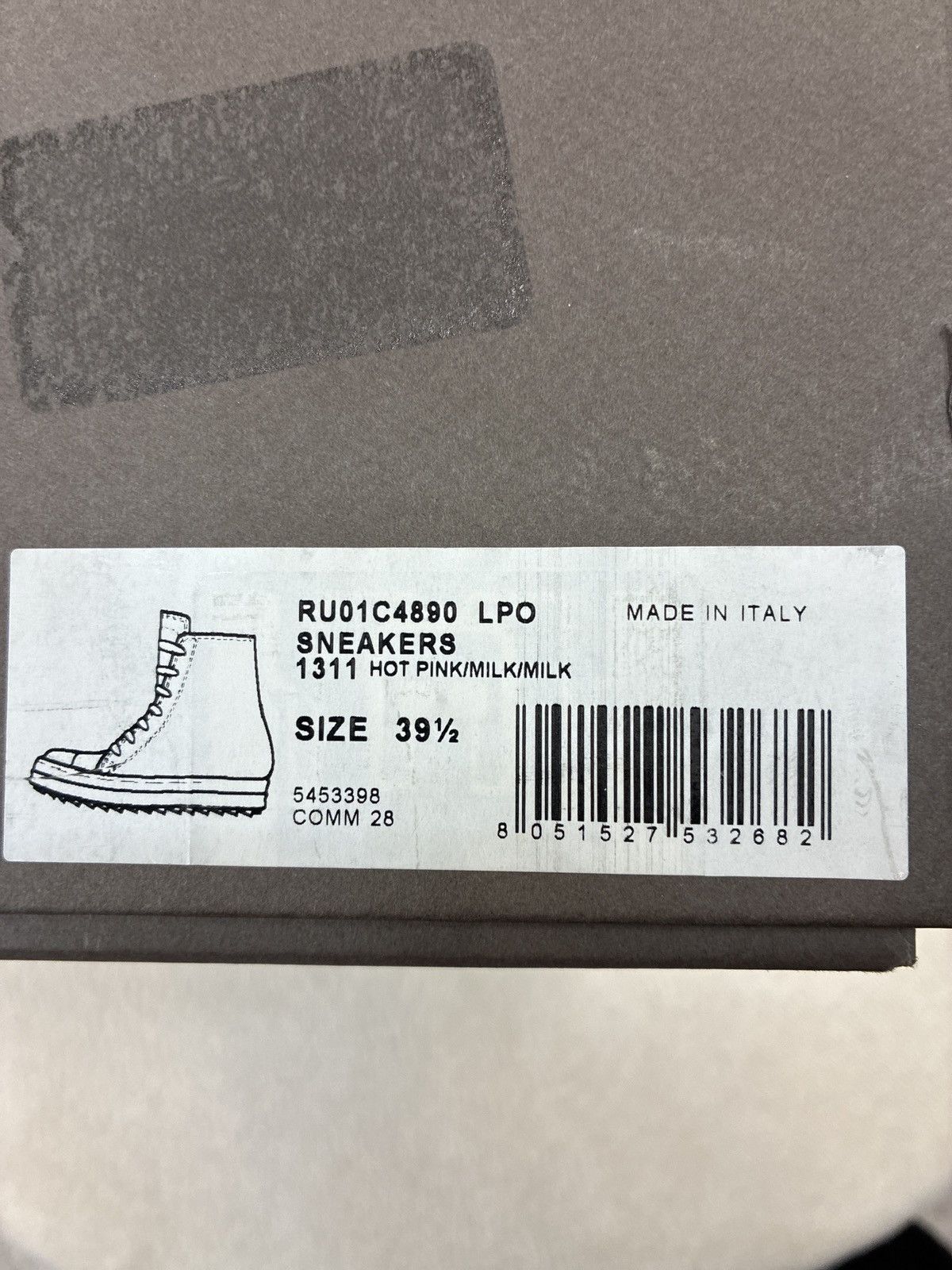 Rick Owens Rick Owens Hot Pink Ramones Sneakers Size US 7.5 / IT 37.5 - 17 Thumbnail