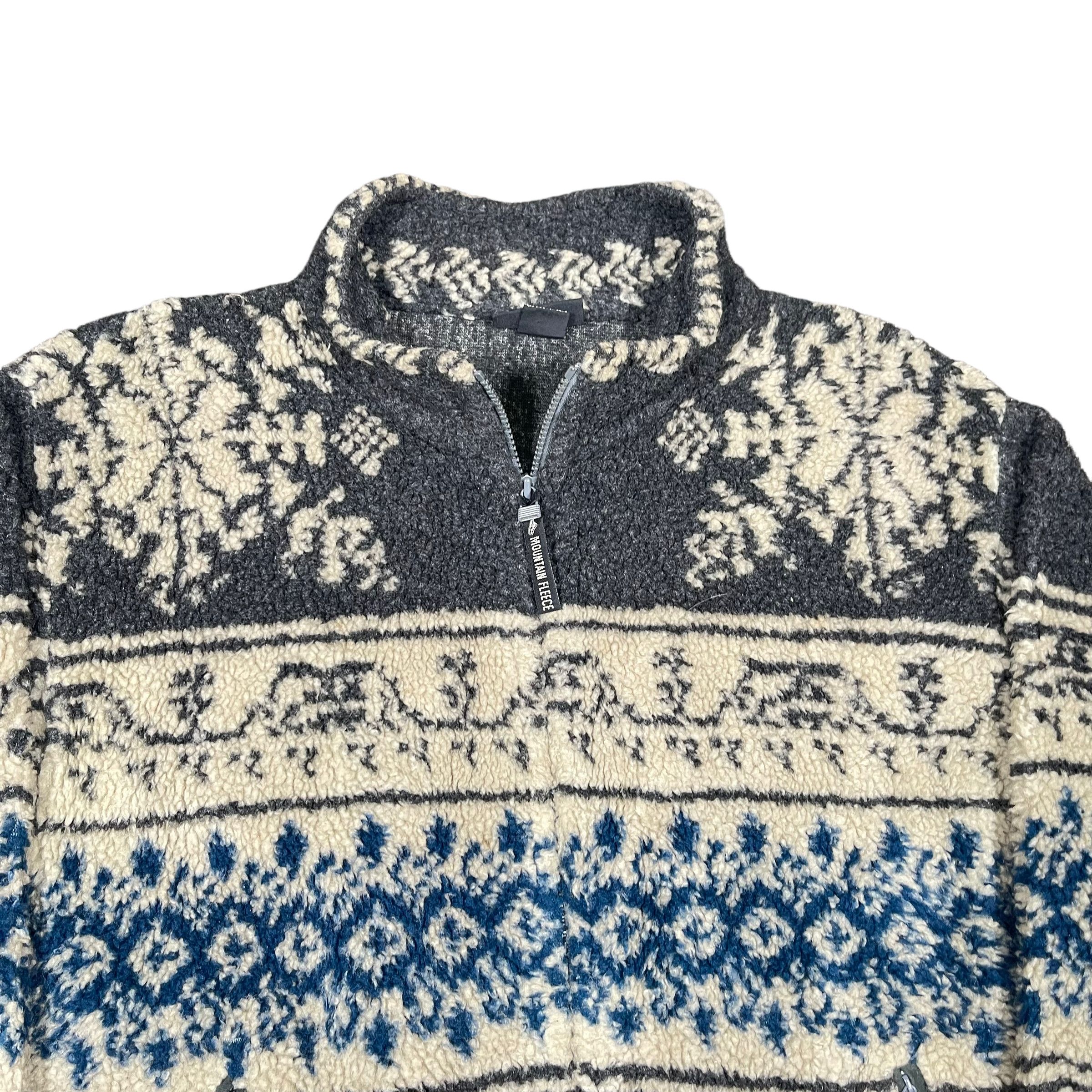 Native 1980s Vintage Native Navajo Tribal Deep Pile Fleece Sherpa Size US M / EU 48-50 / 2 - 3 Thumbnail