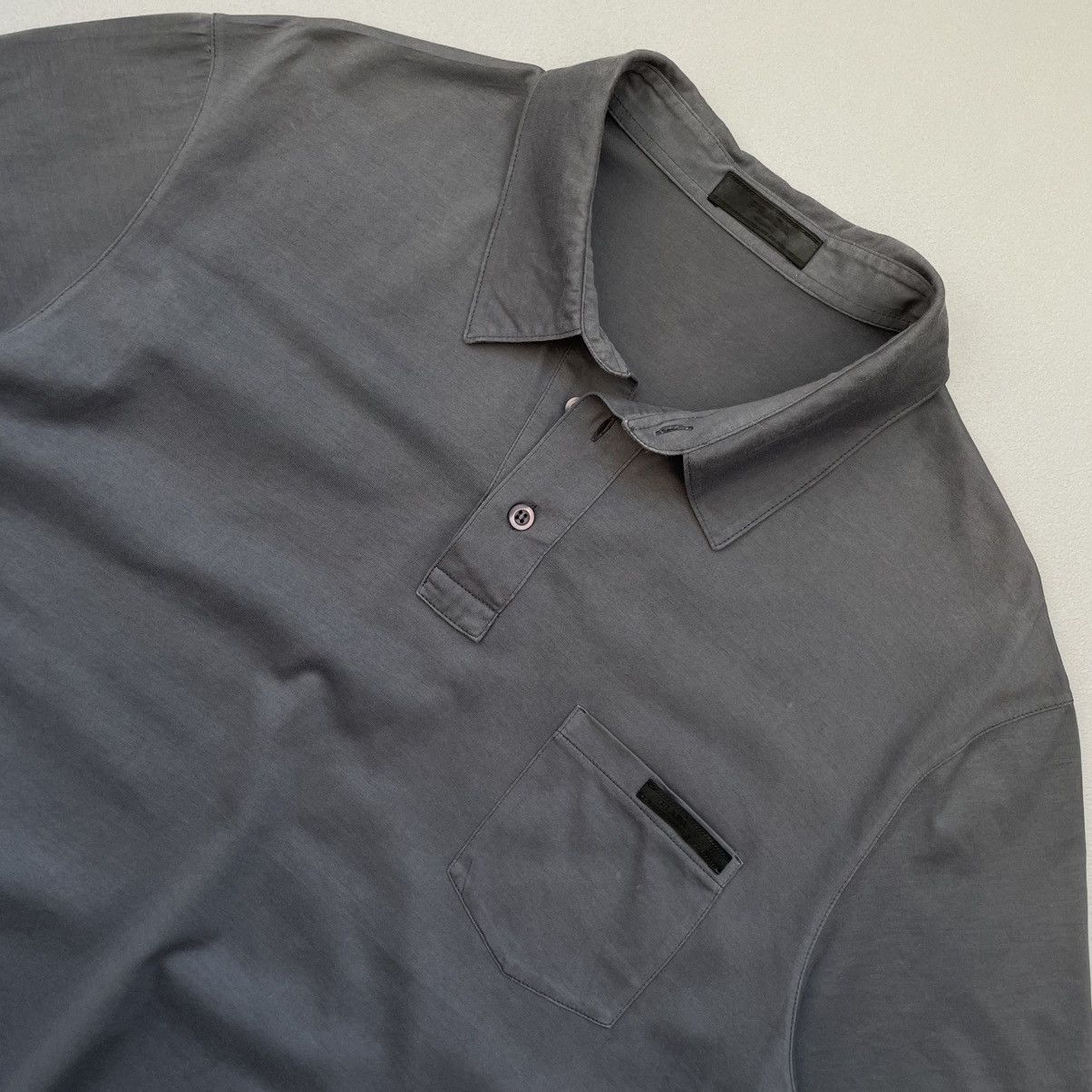 Designer × Prada Prada Black Tab Pocket Polo Size US L / EU 52-54 / 3 - 2 Thumbnail