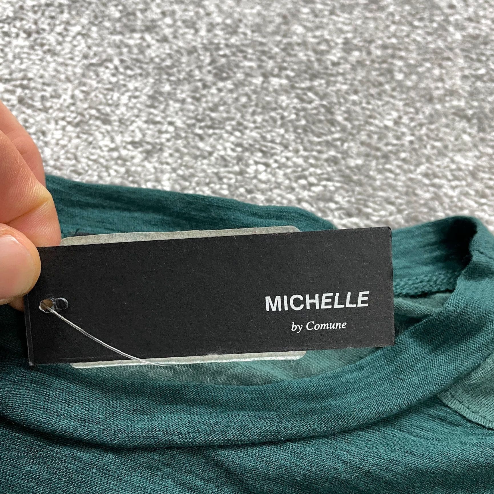 Vintage Michelle by Commune T-Shirt Womens XS Green Tunic Relaxed Fit New NWT Size XS / US 0-2 / IT 36-38 - 4 Thumbnail