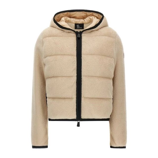 Moncler $1295 Light Beige Hoodie Women's Si, Women's (Size Xs)
