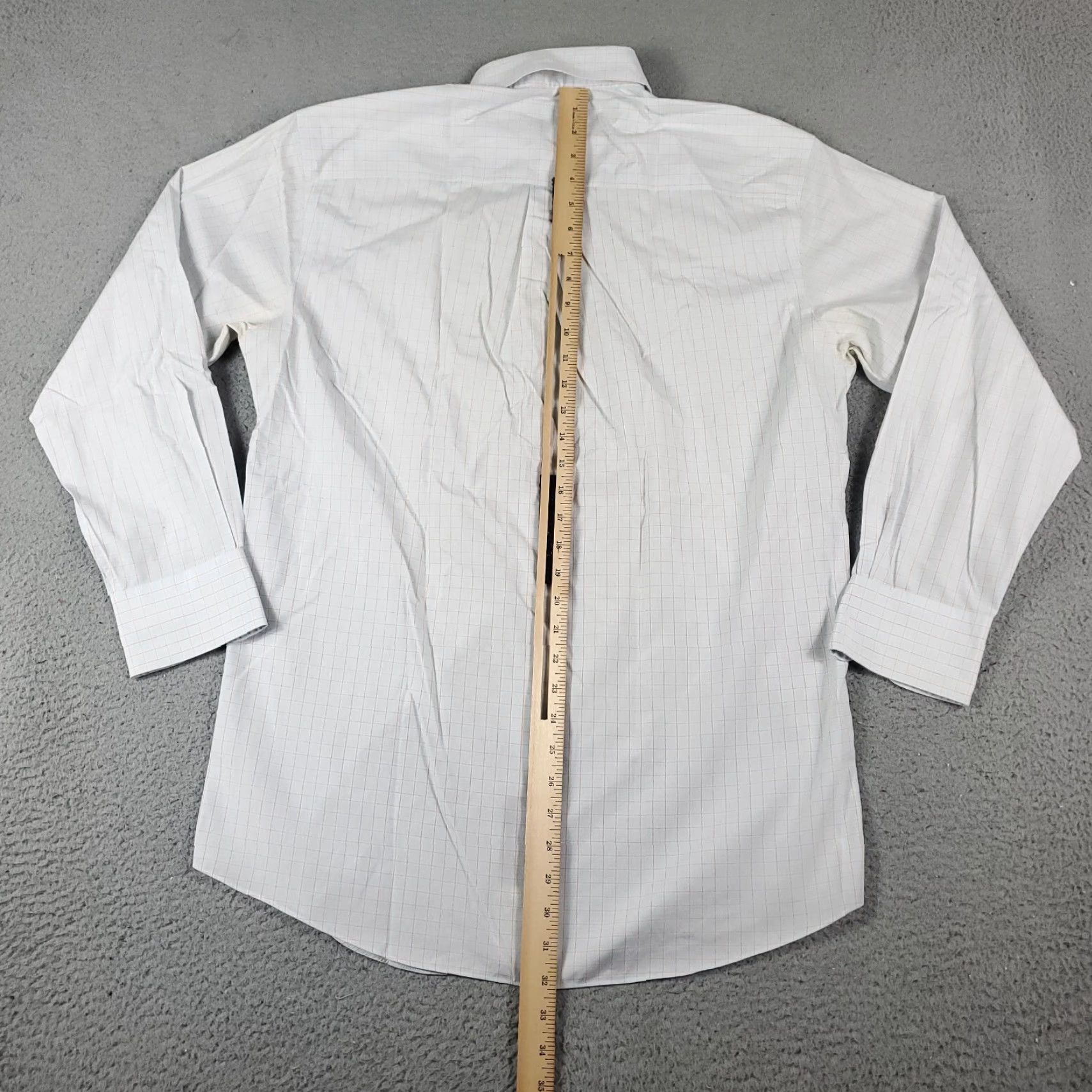 Nautica Nautica Dress Shirt Mens Size 17.5 Plaid Long Sleeve Button-Up Multicolor Size 46R - 5 Thumbnail