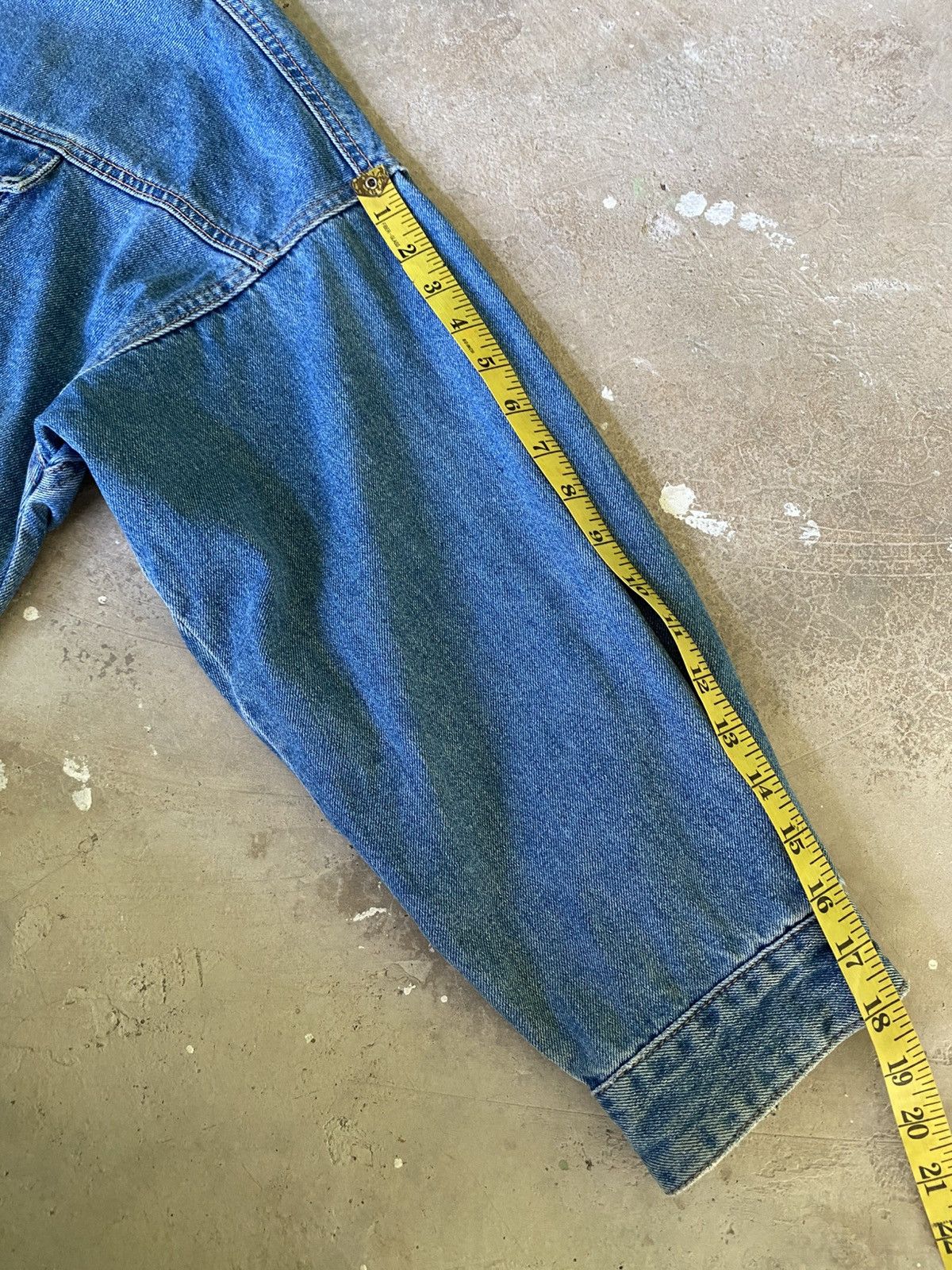 Zara Zara Cropped Denim Jacket Blue Washed Oversized Size M / US 6-8 / IT 42-44 - 14 Thumbnail