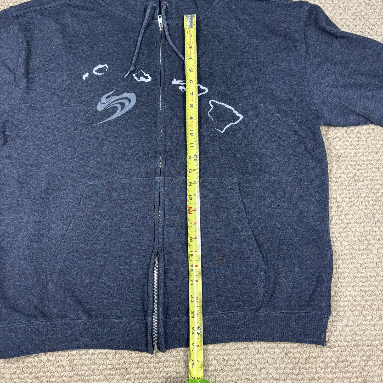 House Of The Very Islands y2k 2000s style Hawaiian Fire tribal islands zip up hoodieXL Size US XL / EU 56 / 4 - 7 Thumbnail