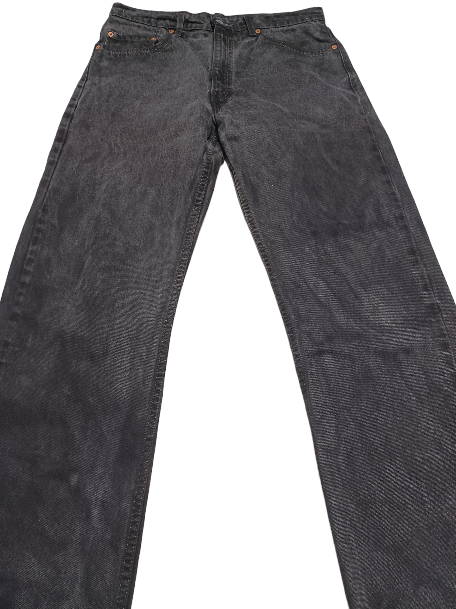 Levi's Vintage Clothing 505 LEVIS 1998 MADE IN GUATEMALA W34 L32 WASHED JEANS HEAVY Size US 34 / EU 50 - 3 Thumbnail