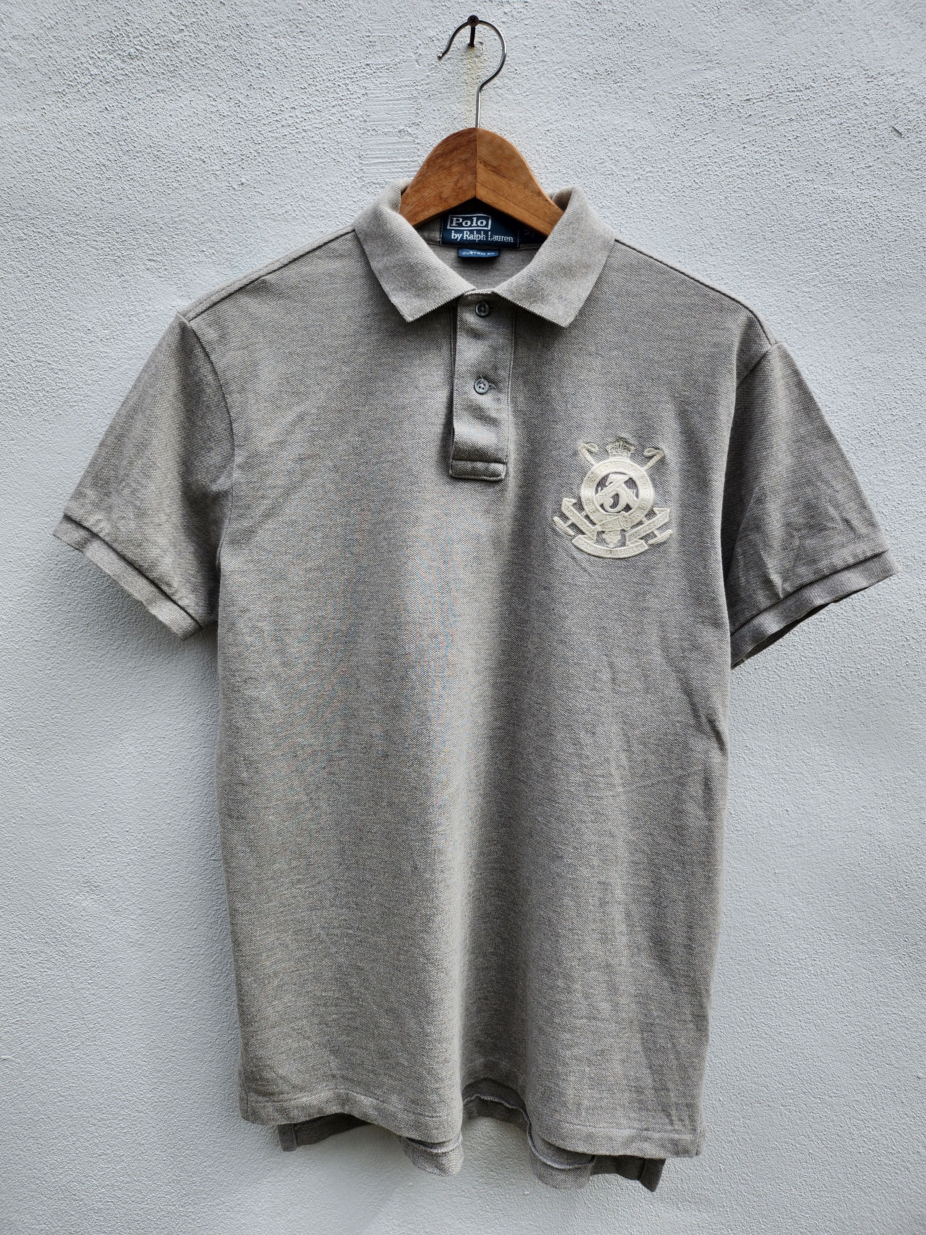 Polo Ralph Lauren 💥Polo RL Number 3 Crown Polos Slim Fit Size US M / EU 48-50 / 2 - 2 Thumbnail