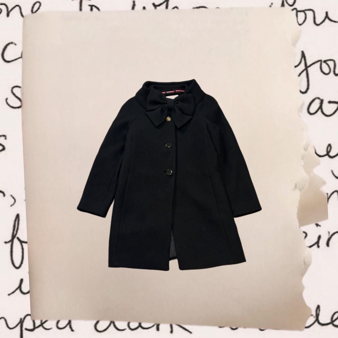 Kate Spade vintage wool coat with bow accent collar Size S / US 4 / IT 40 - 1 Thumbnail