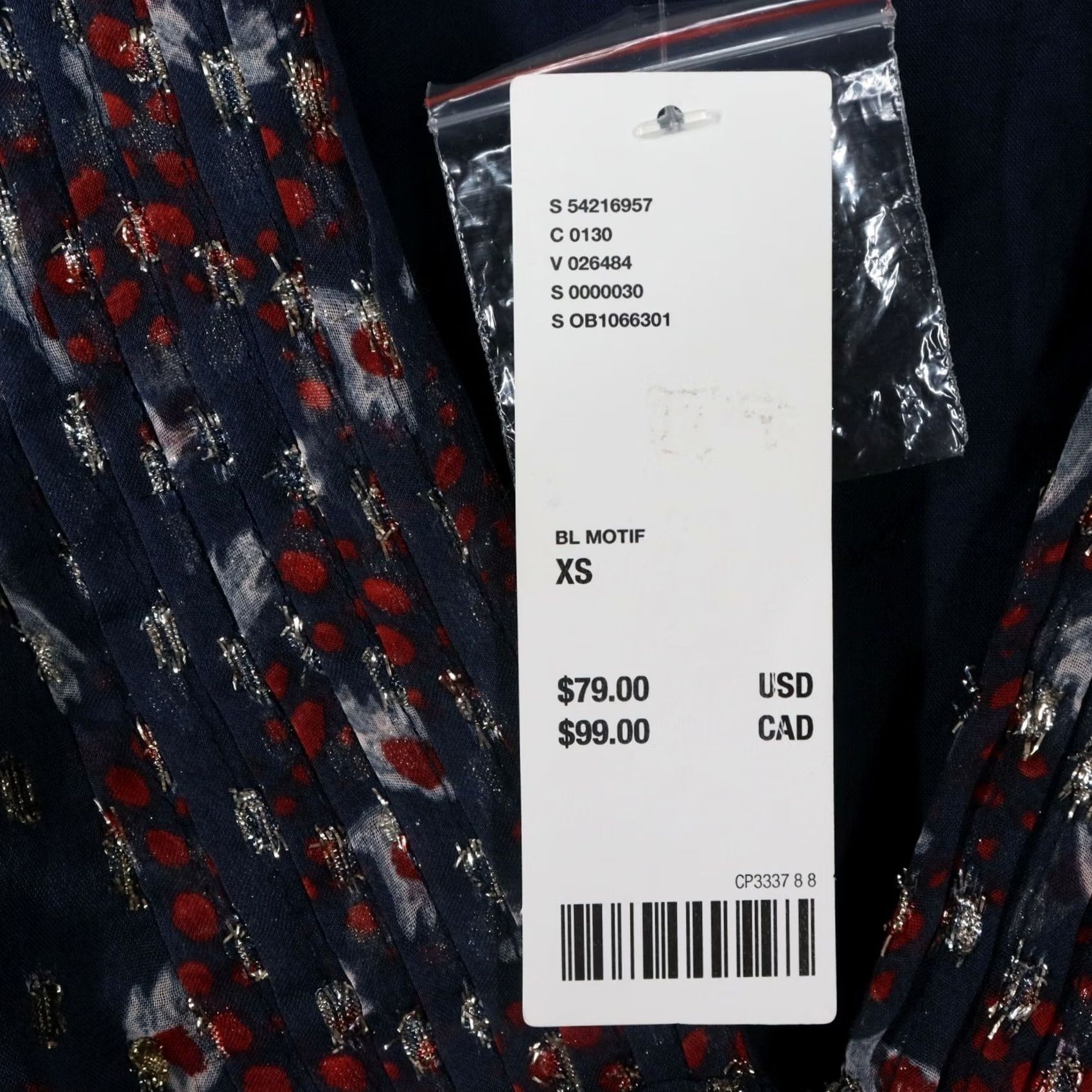 Urban Outfitters VINTAGE? Urban Outfitters Printed Chiffon Mini Dress Women's XS Blue Puff Sleeve Ruffle Pintuck Short Sleeve 3/4 Sleeve Mini Dress Girls? Size XS / US 0-2 / IT 36-38 - 7 Thumbnail