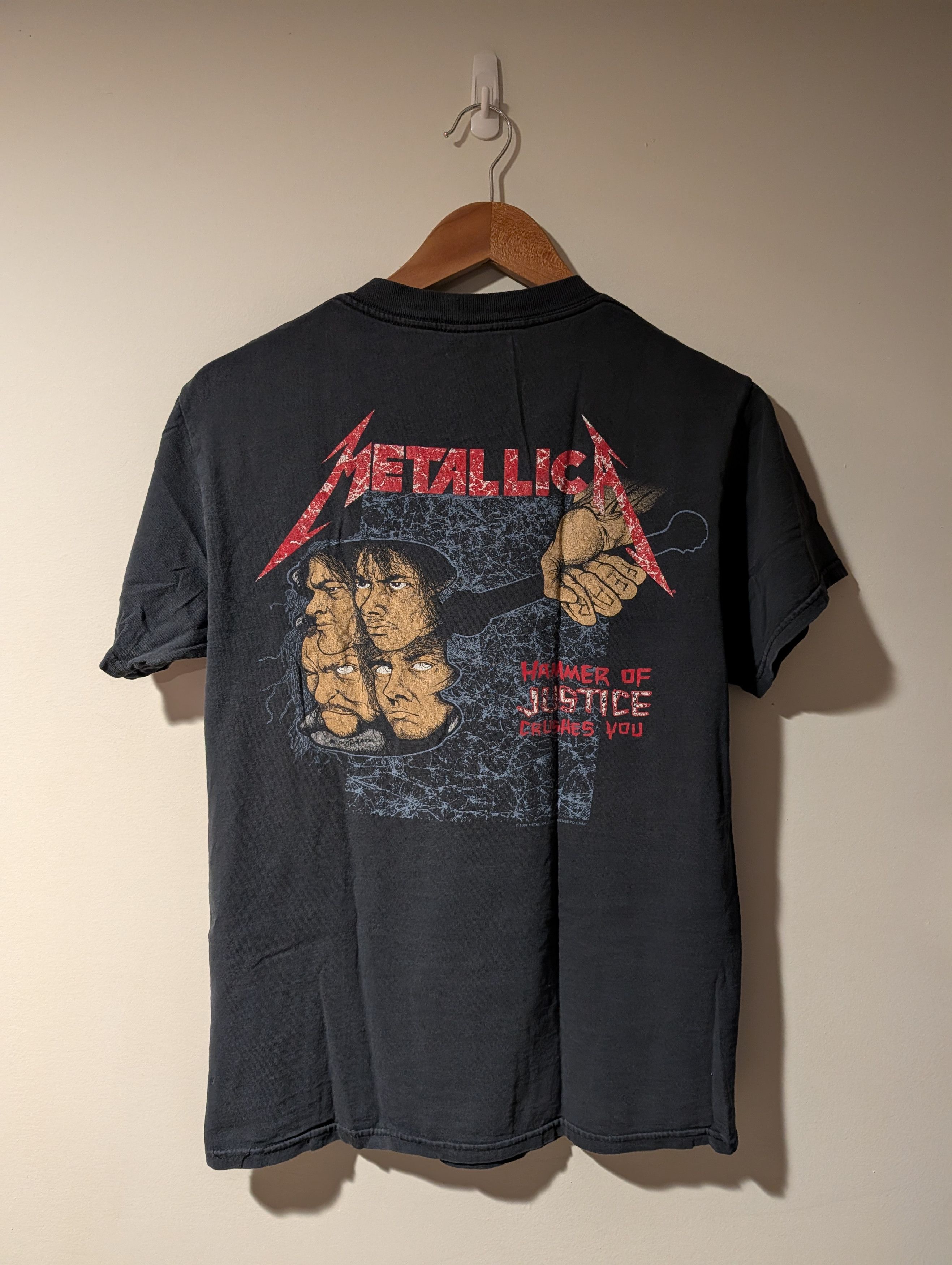 Band Tees Vintage 1994 Metallica and Justice for All Small T-Shirt Size US S / EU 44-46 / 1 - 11 Thumbnail