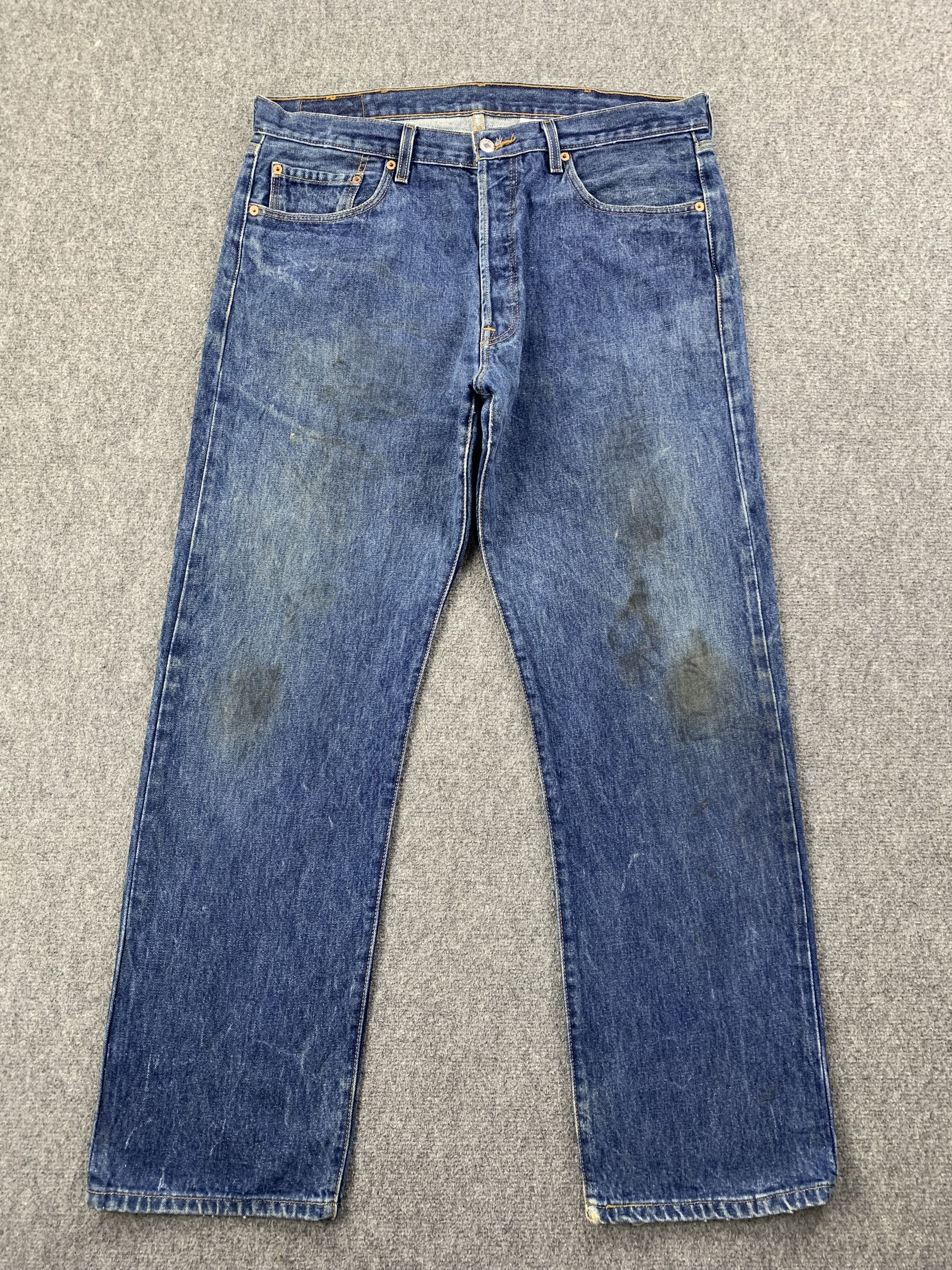 Levi's × Vintage Vintage Levis 501 Faded Blue Jeans DP2204 Size US 38 / EU 54 - 1 Thumbnail