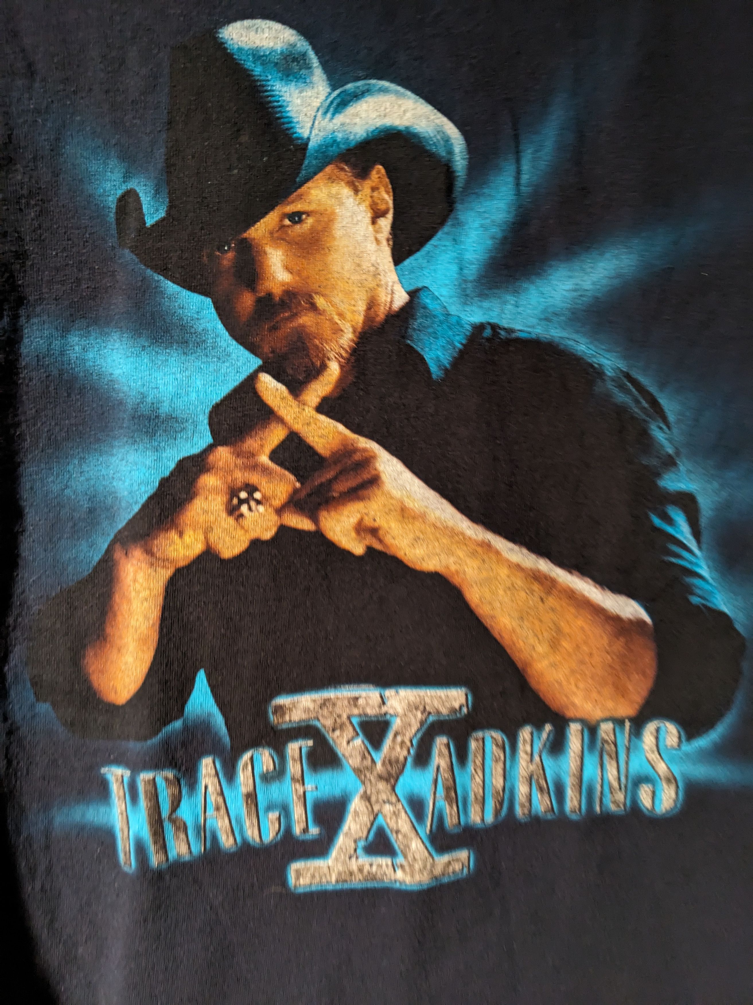 Band Tees × Vintage Vintage 2009 Trace Adkins X Tour Country Singers T-Shirt Size US M / EU 48-50 / 2 - 2 Thumbnail