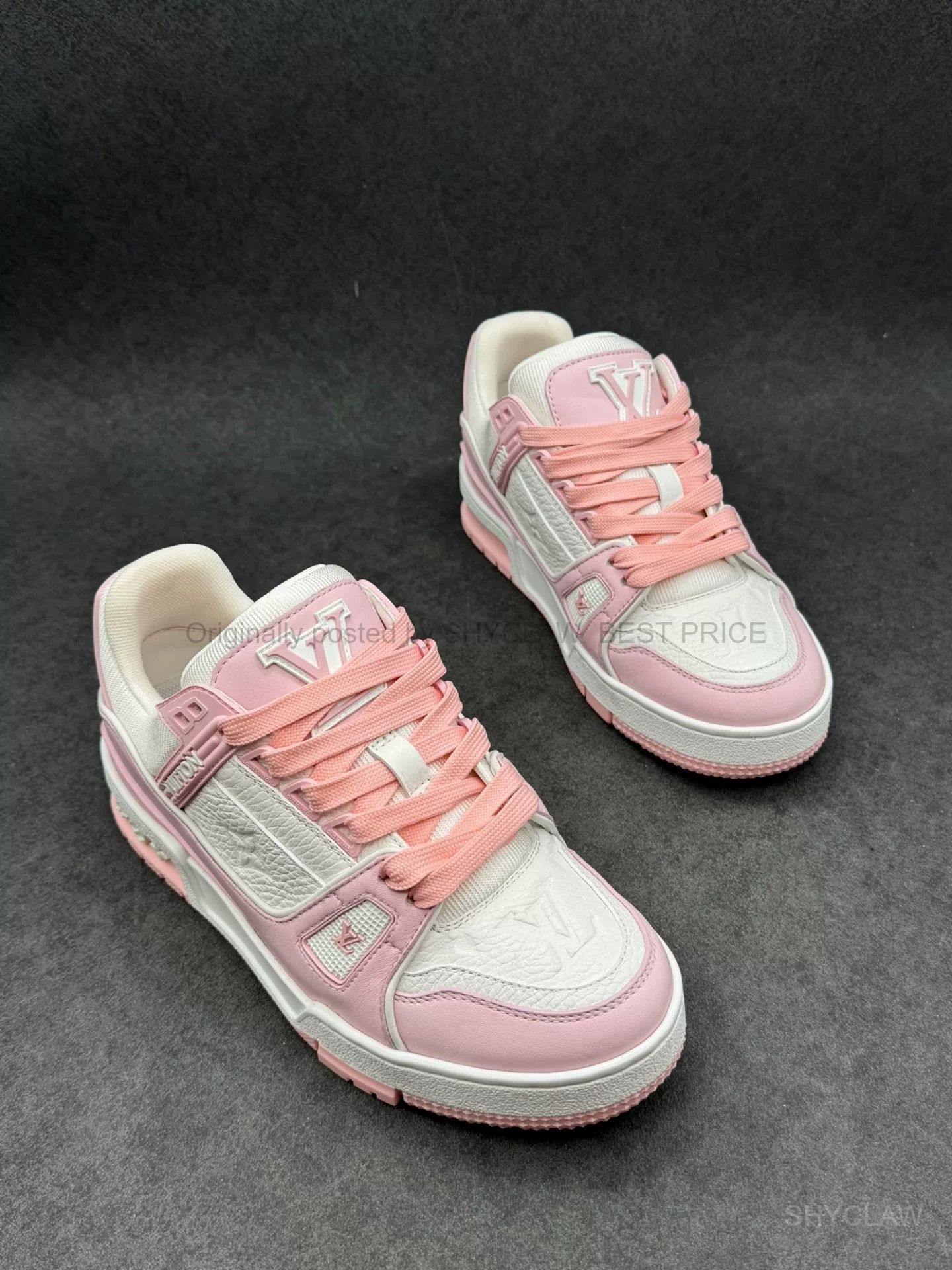 Louis Vuitton Louis Vuitton Trainer Rose Pink Leather BFAJLMN515 Size US 5 / IT 35 - 7 Thumbnail