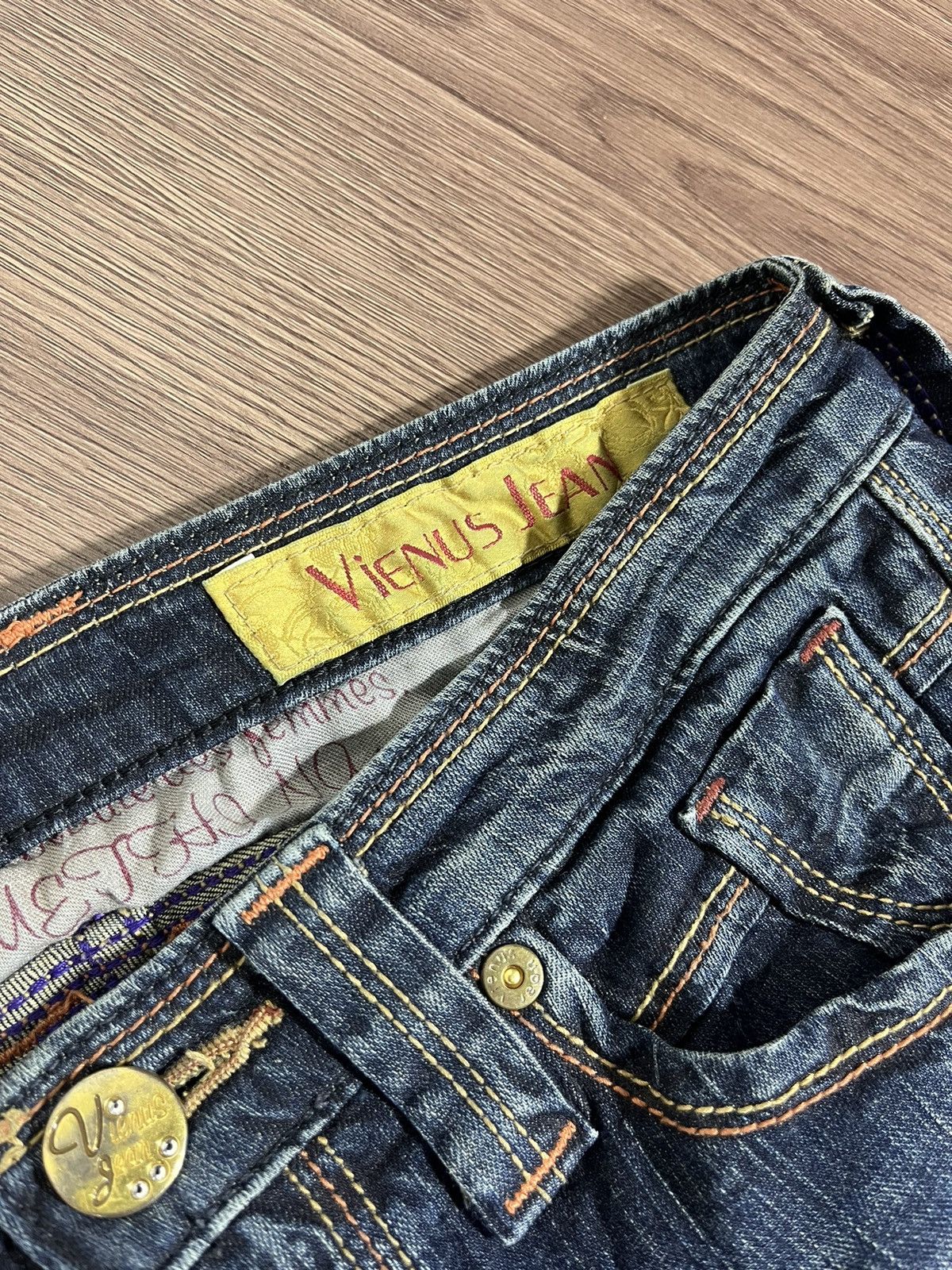 Edwin × If Six Was Nine × Tornado Mart Edwin x Something tribal emboirdery flare lowrise denim Size US 27 - 8 Thumbnail