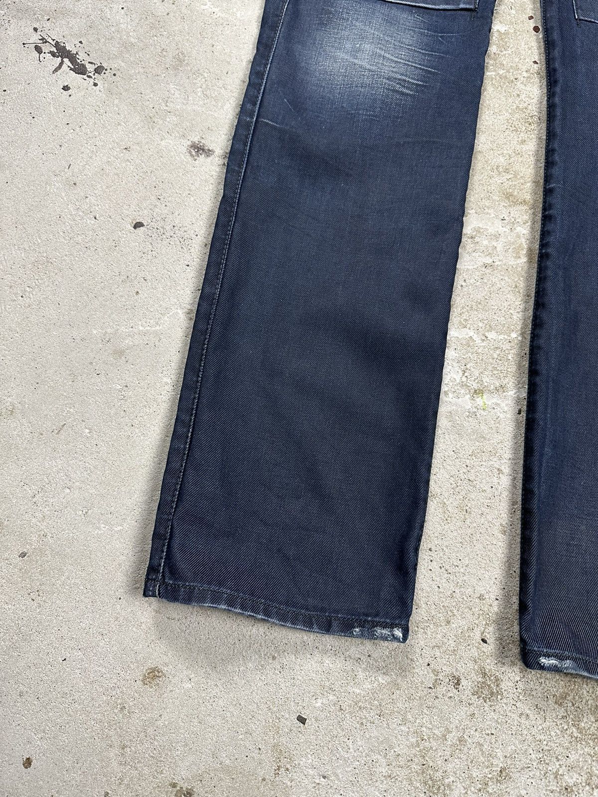 G-Star × Vintage Vintage G Star Raw 3301 Navy Aero Tapered Denim Pants Size US 31 - 5 Thumbnail