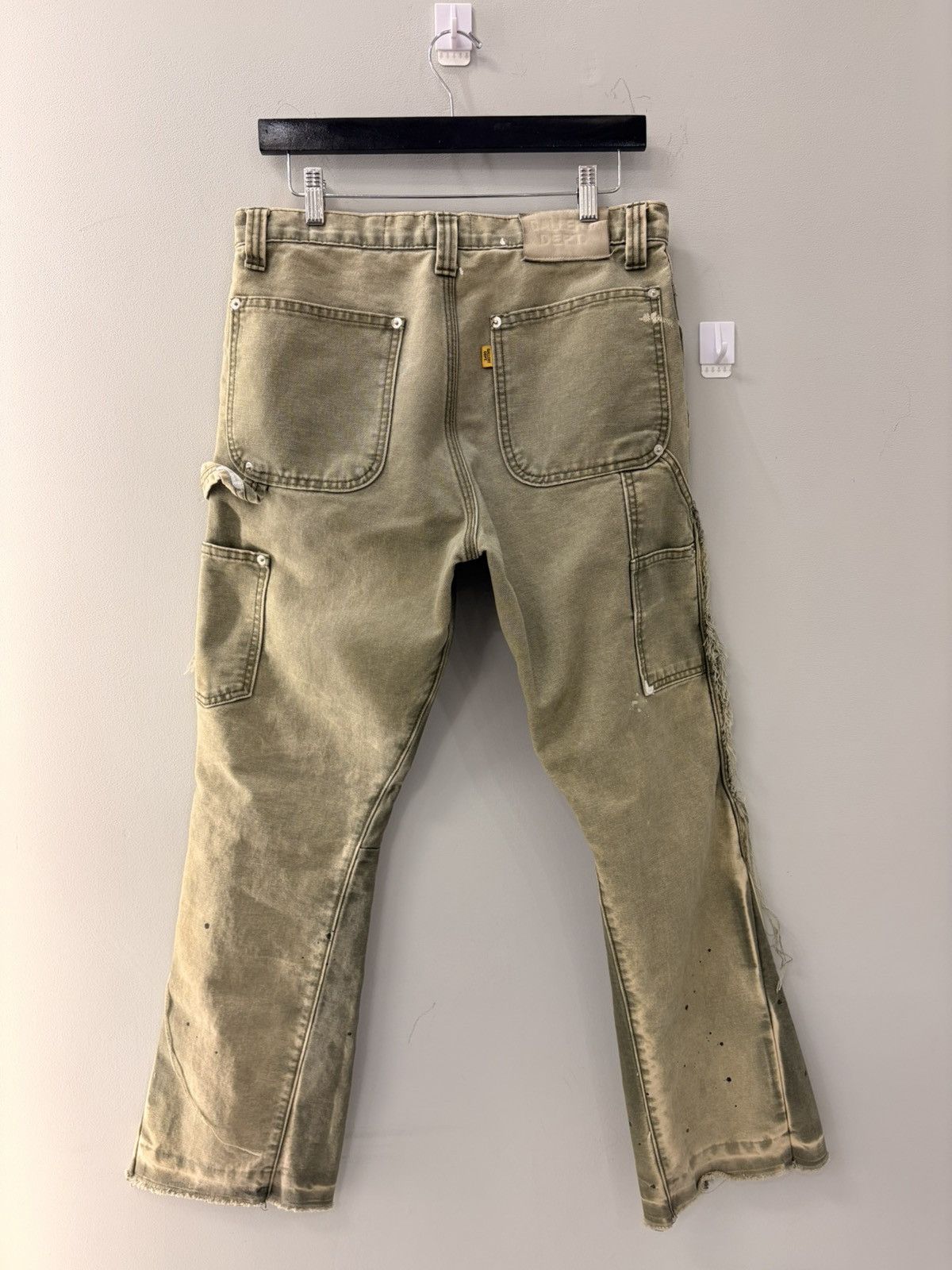 Gallery Dept. Gallery Moss Green Carpenter Jeans Size US 31 - 4 Thumbnail