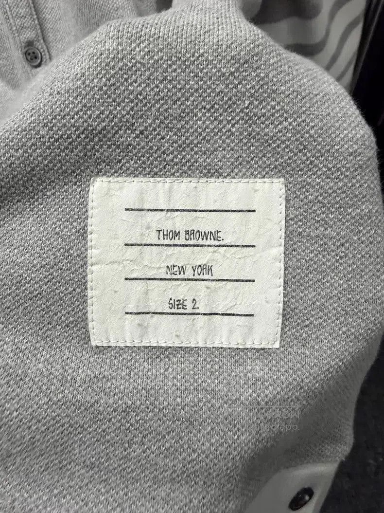 Thom Browne Thom Browne Short-Sleeve Polo Shirt Size US M / EU 48-50 / 2 - 4 Thumbnail