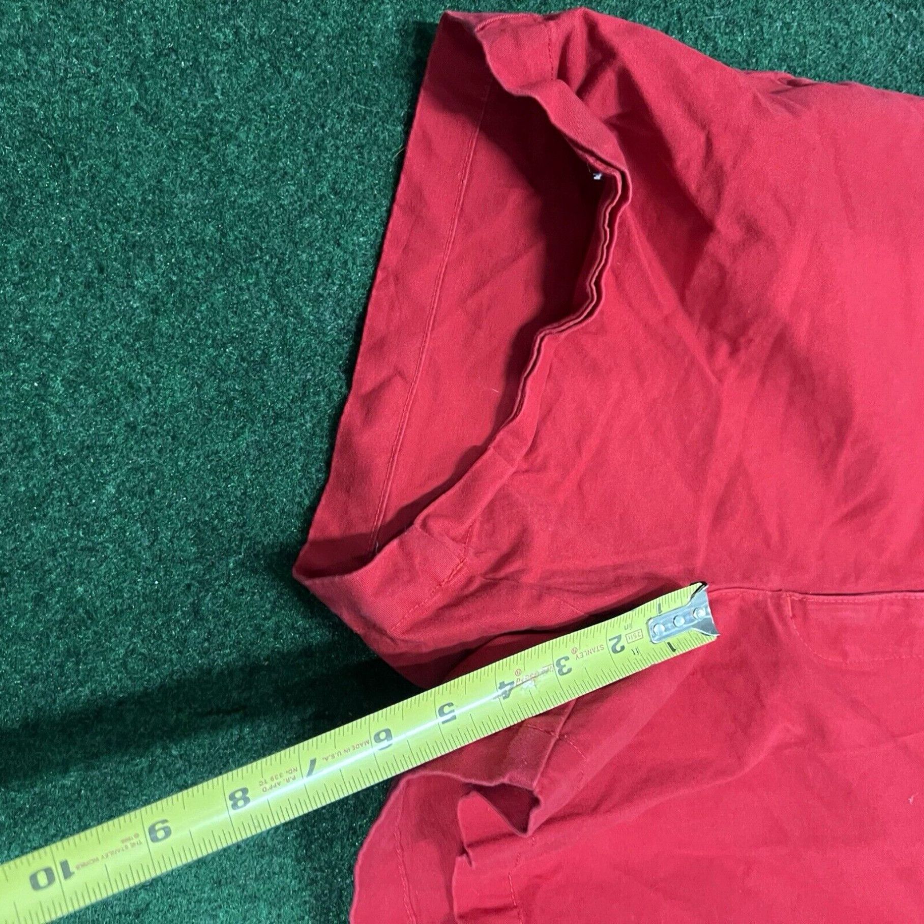 Tommy Hilfiger Tommy Hilfiger Shorts Womens 12 Chino Red Flat Front Size 34" / US 12 / IT 48 - 6 Thumbnail