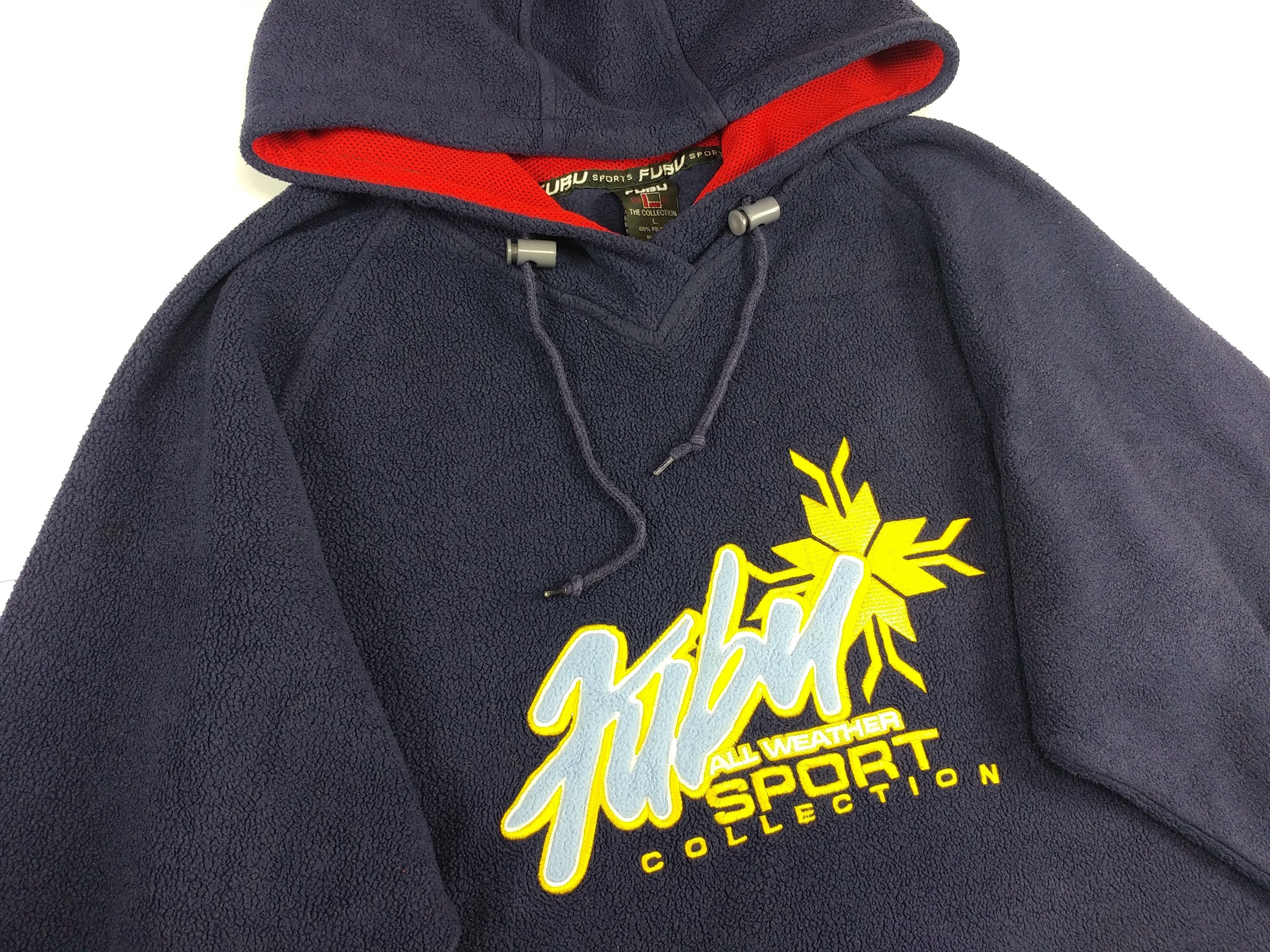 Fubu FUBU hoodie, blue, vintage hip hop sweatshirt, 90s size L Size US L / EU 52-54 / 3 - 7 Thumbnail