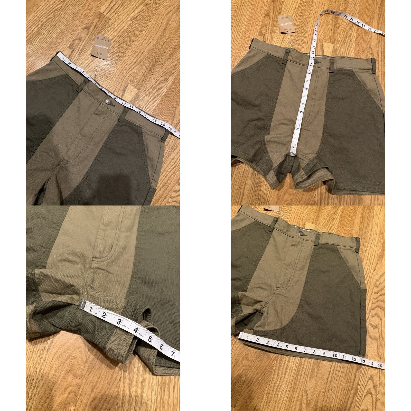 Patagonia VINTAGE? No — Patagonia Shorts Women 12 Green 100% Organic Cotton Stand Up Reg/Canvas Pockets Logo NWT Size 34" / US 12 / IT 48 - 8 Thumbnail