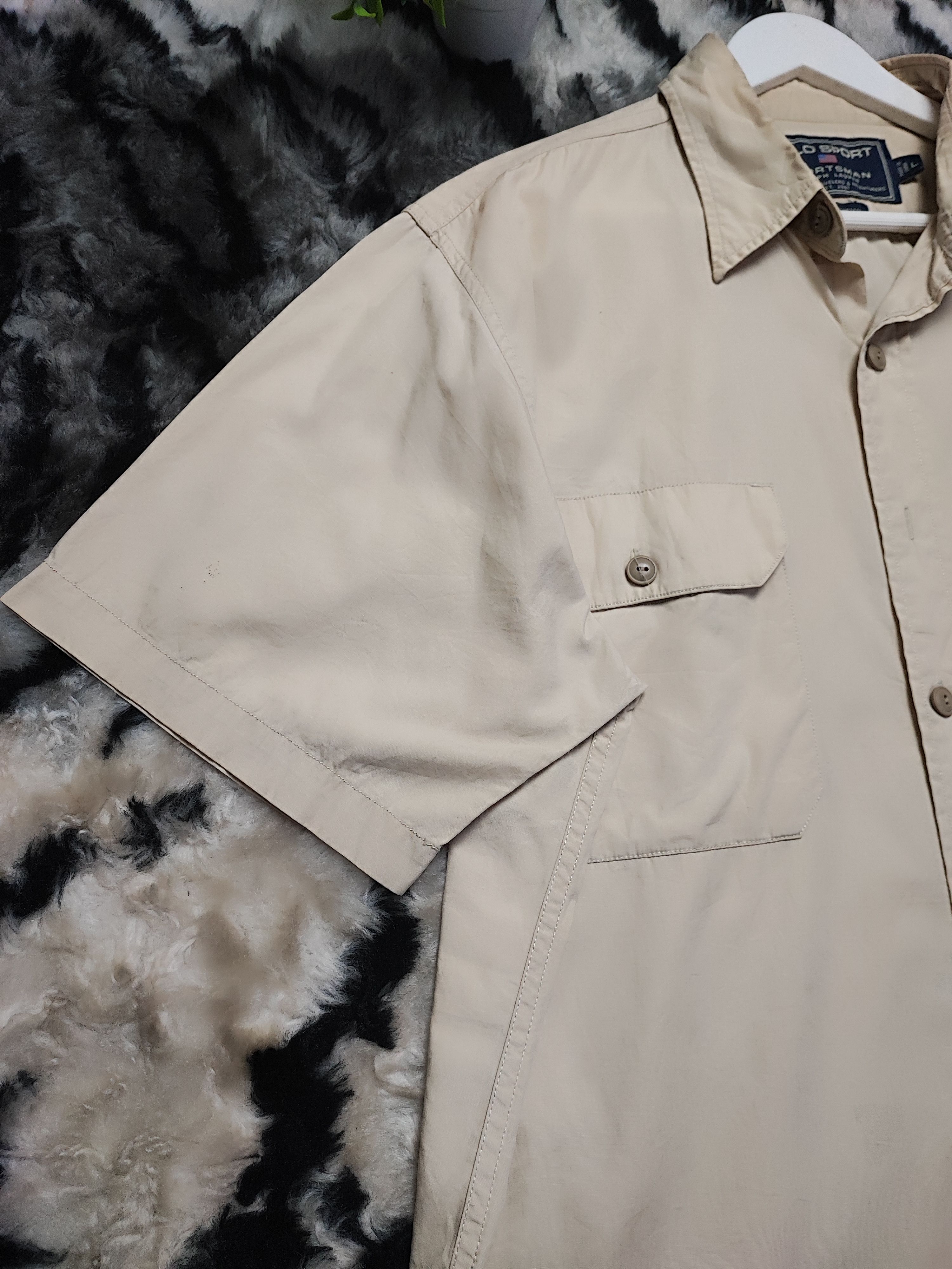 Flannel × Polo Ralph Lauren × Vintage Thrashed Distressed Vintage Polo Ralph Lauren Oversized Size US L / EU 52-54 / 3 - 9 Thumbnail
