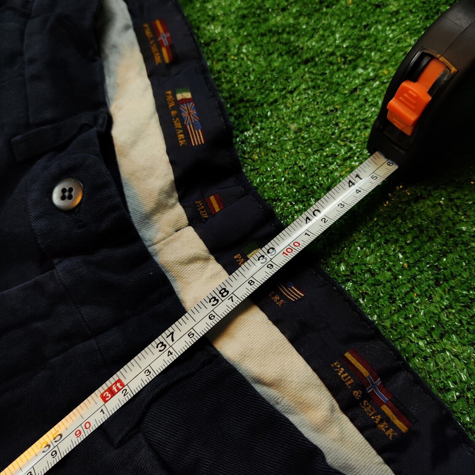 Paul & Shark Vintage Paul & Shark Pants 32 Navy Straight Leg wool blend Size US 32 / EU 48 - 5 Thumbnail