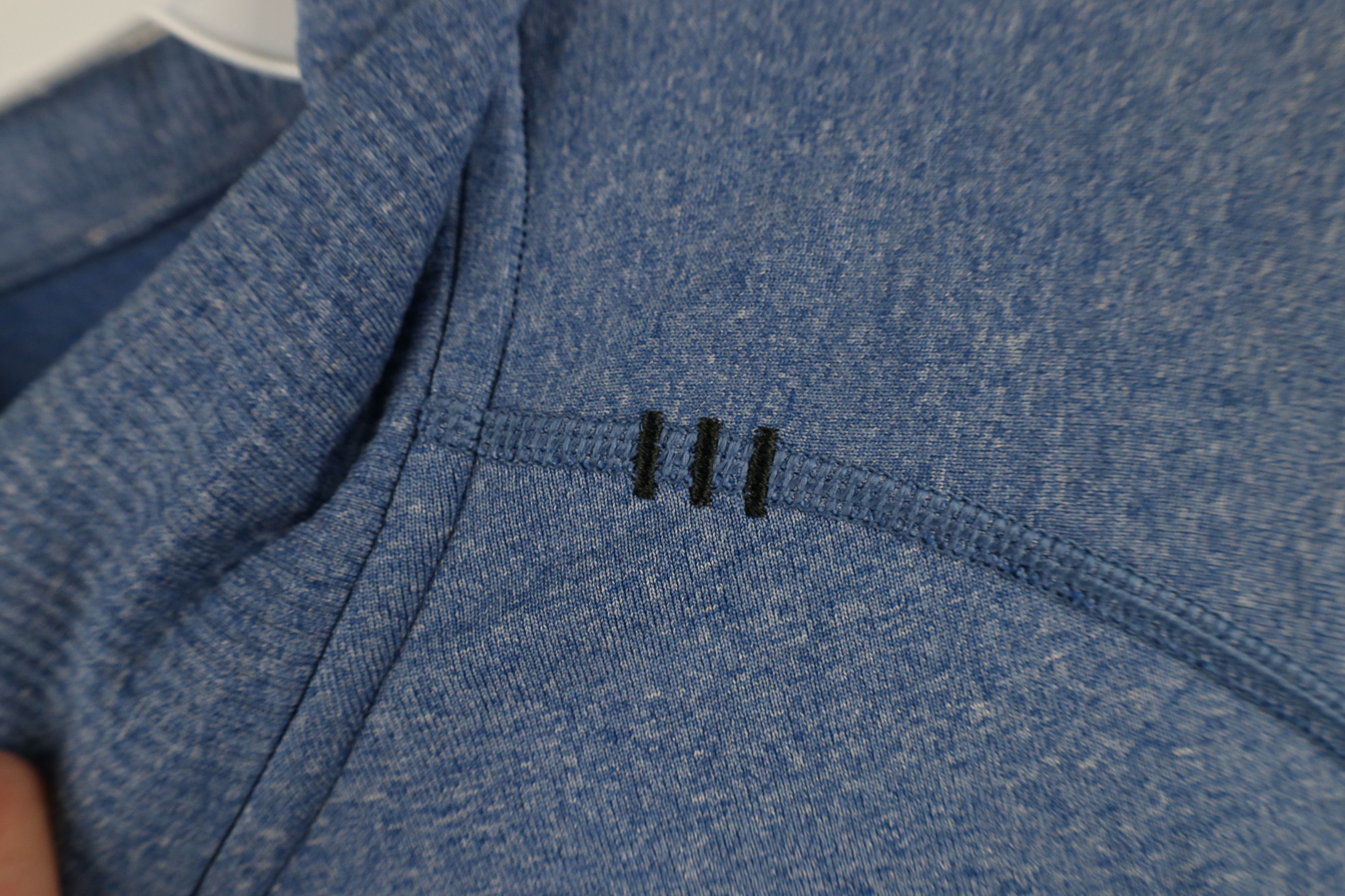 Lululemon × Vintage Lululemon Vent Tech Knit Half Zip Pullover Top Shirt Blue Size US M / EU 48-50 / 2 - 6 Thumbnail