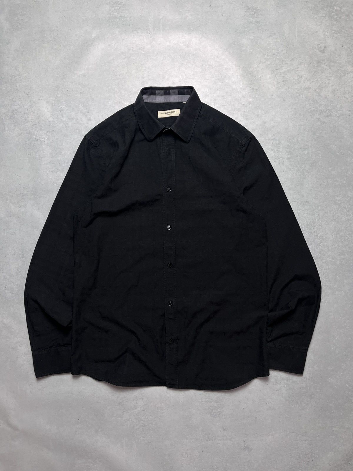 Burberry VERY RARE BURBERRY BLACK NOVA CHECK BUTTON UP SHIRT Size US M / EU 48-50 / 2 - 1 Thumbnail