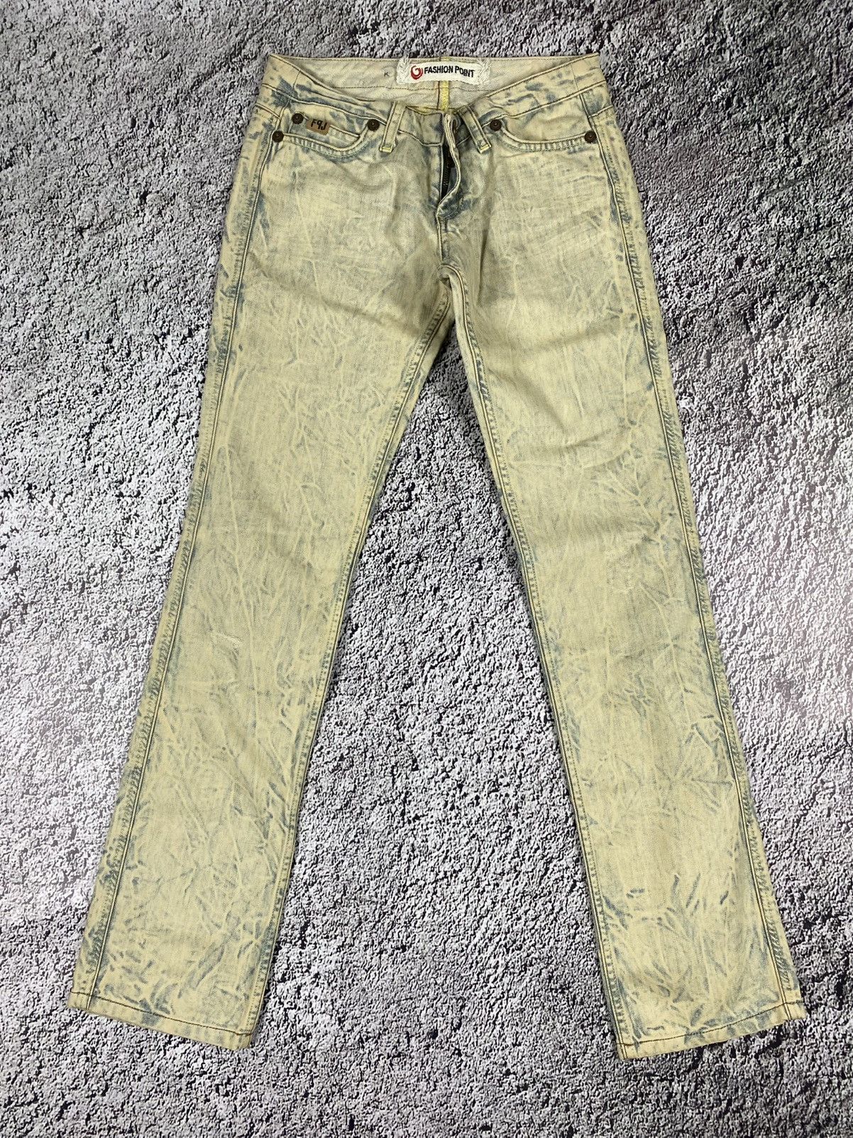 Vintage Vintage Y2K washed jeans streetwear juicy style avantgarde Size 27" / US 4 / IT 40 - 4 Thumbnail