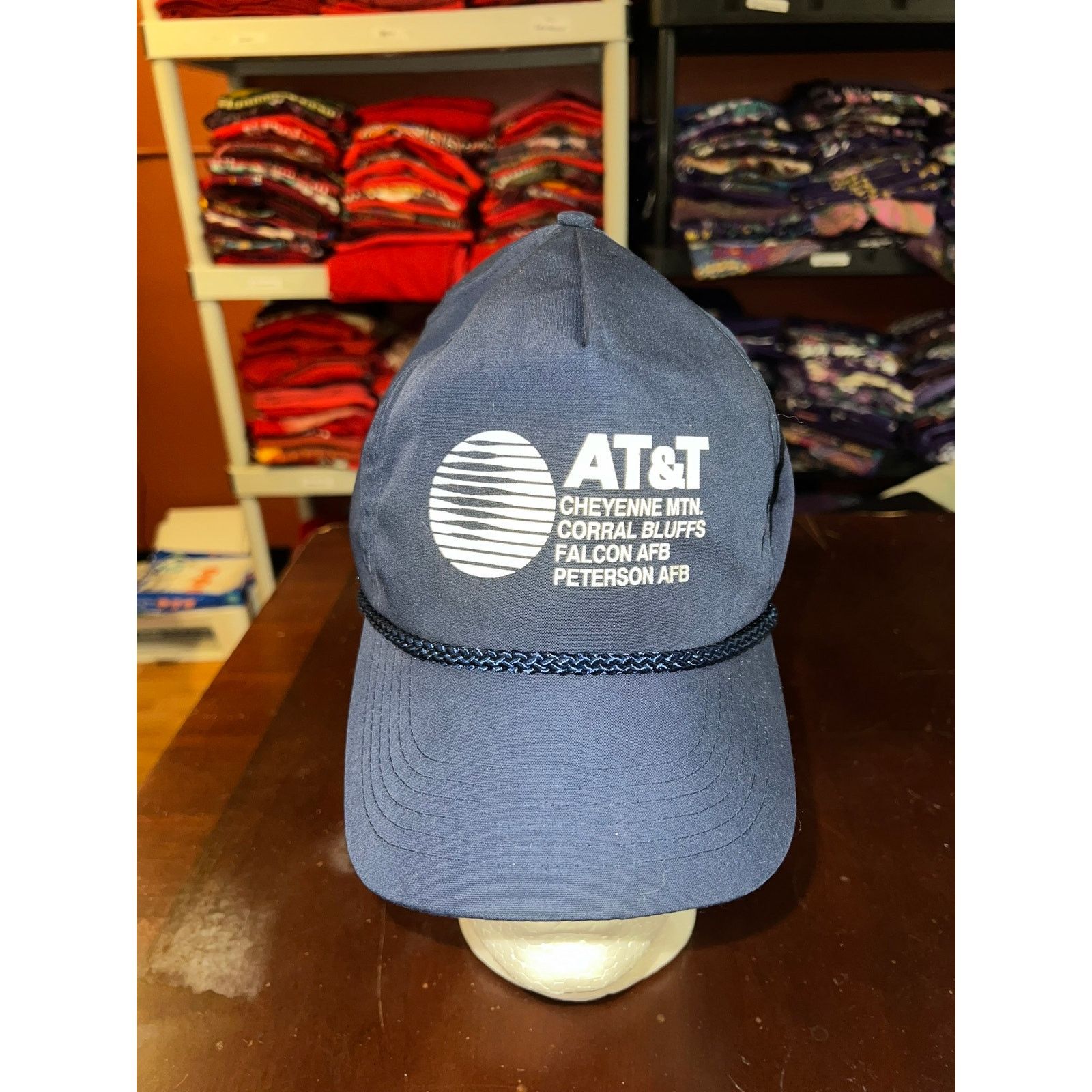 Vintage Vintage AT&T Hat Cheyenne Mountain Falcon Peterson Air Force Size ONE SIZE - 3 Thumbnail