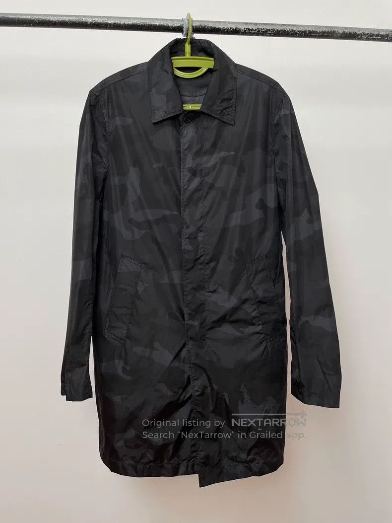 Valentino Valentino Camouflage dark pattern trench coat Size US M / EU 48-50 / 2 - 1 Thumbnail