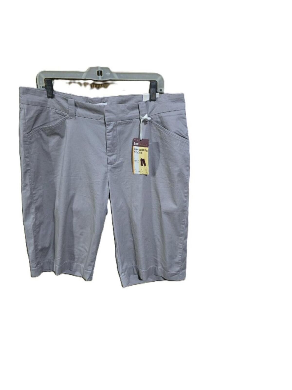 Lee Lee One True Fit Bermuda Shorts Mushroom Color NWT Size 36" / US 14 / IT 50 - 2 Thumbnail