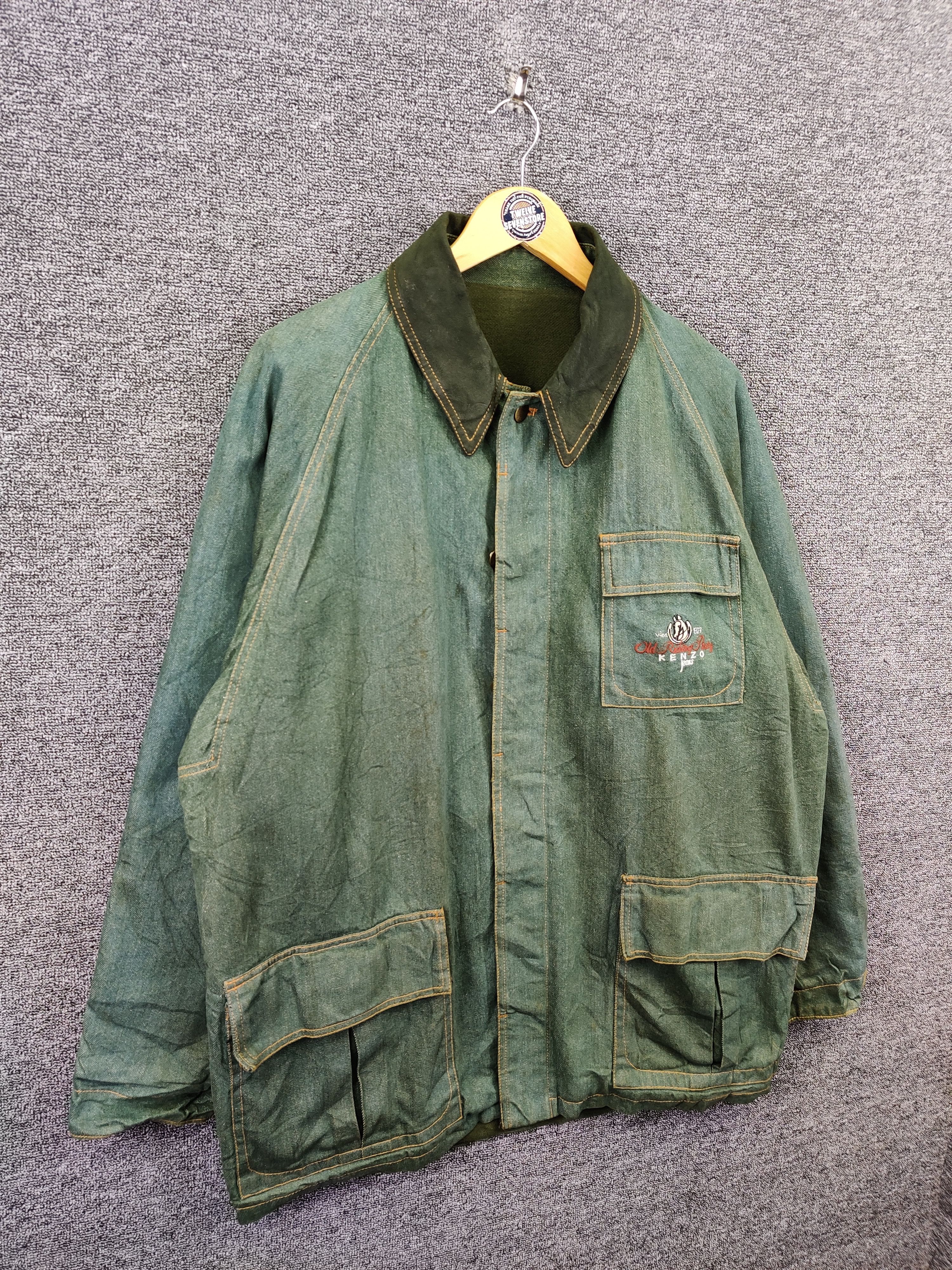 Kenzo Vintage Kenzo Jeans Chore Denim Oversize Jacket Size US XL / EU 56 / 4 - 5 Thumbnail