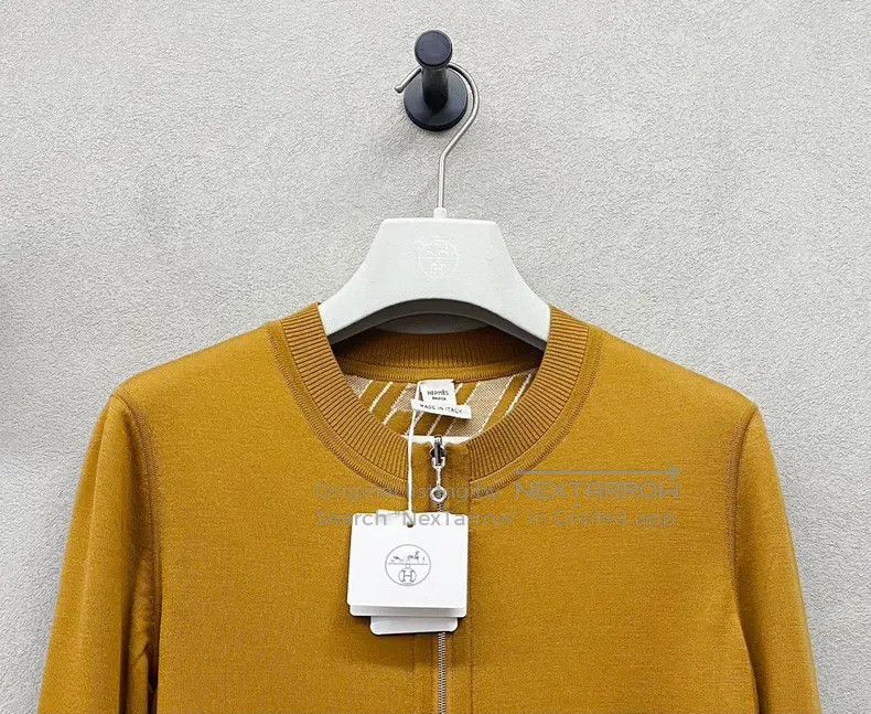 Hermes Hermes Chestnut brown knitted cardigan Size XS / US 0-2 / IT 36-38 - 5 Thumbnail