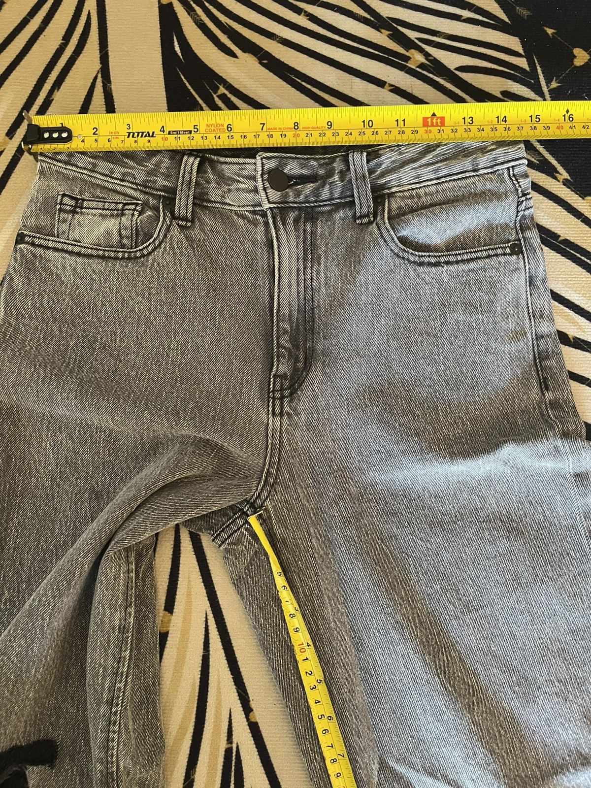 GU Vintage GU Baggy Distressed Denim Size US 28 / EU 44 - 13 Thumbnail