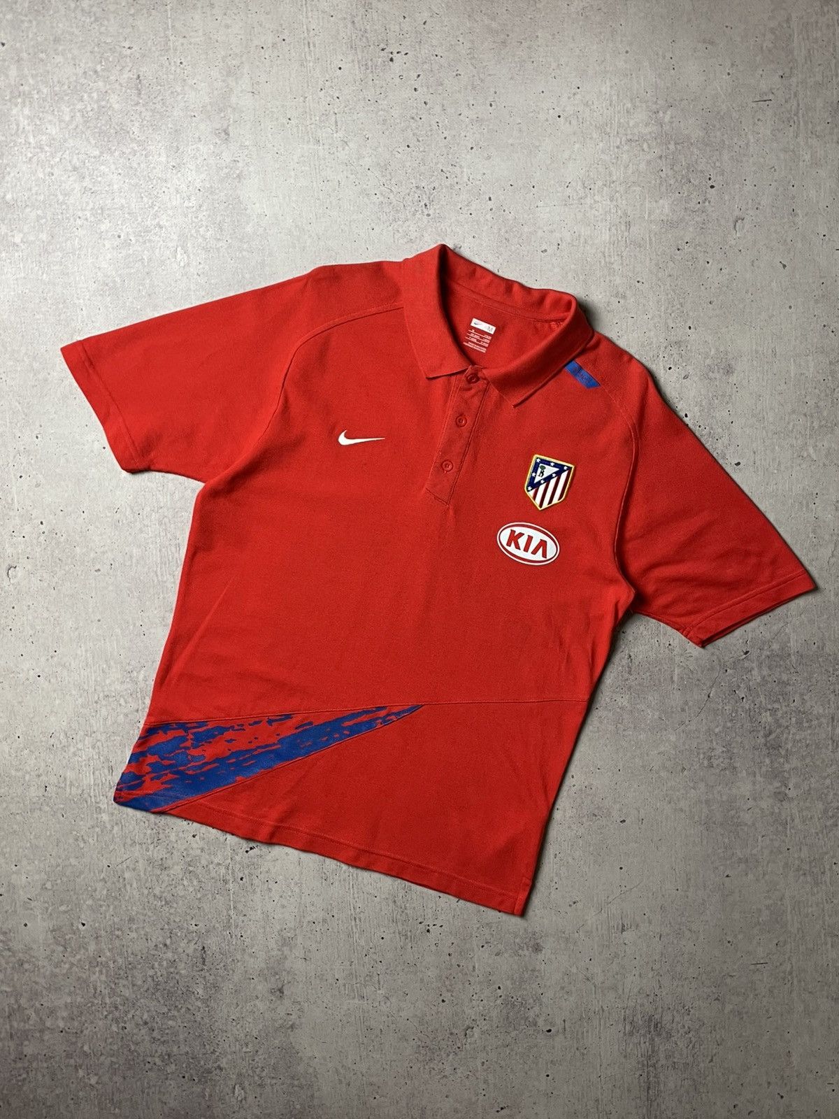 Nike Nike Vintage Atletico De Madrid Polos Jersey Size US M / EU 48-50 / 2 - 1 Thumbnail