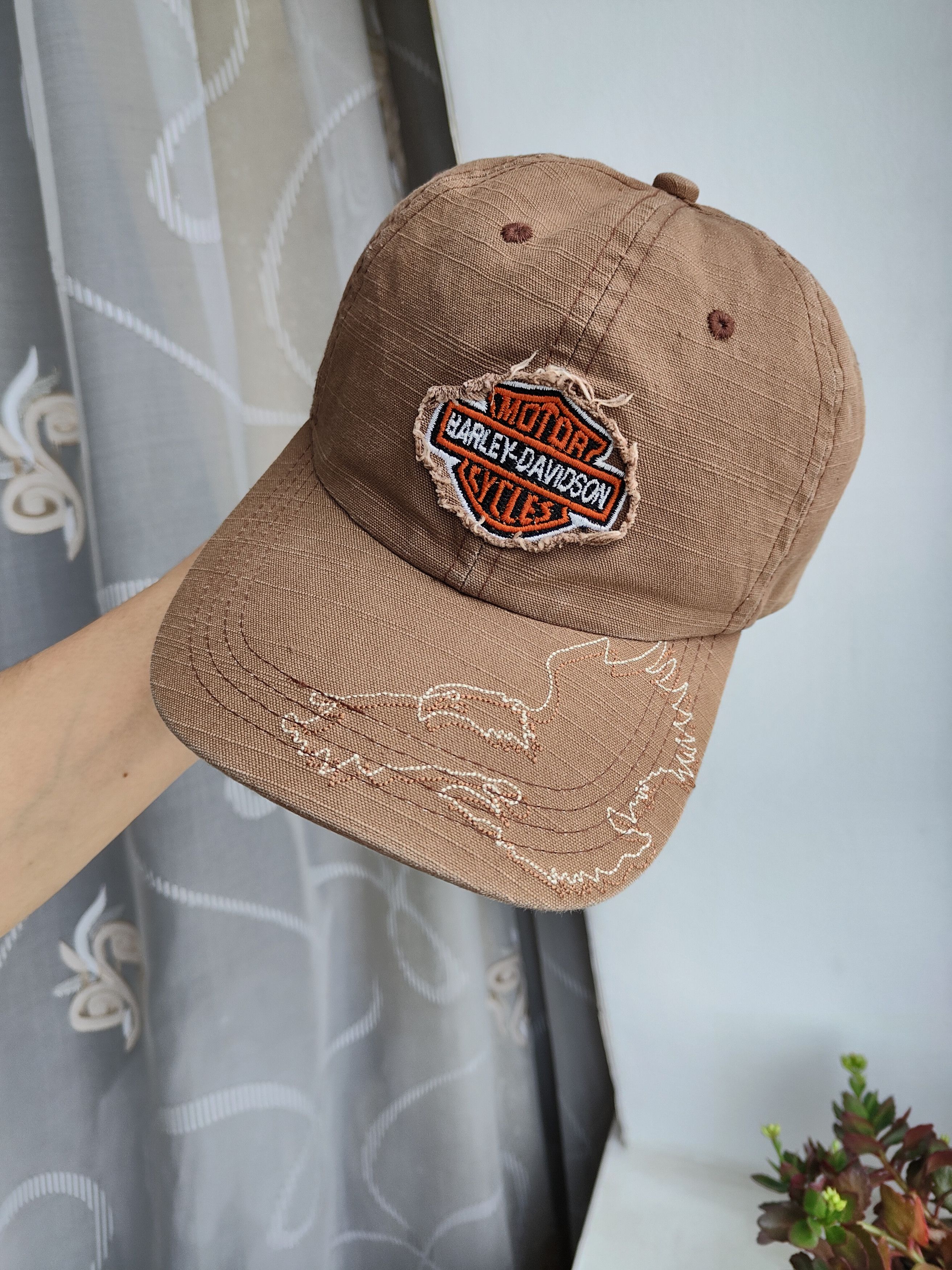 Harley Davidson Vintage Harley Davidson Motorcycles Eagle Cap Size ONE SIZE - 6 Thumbnail