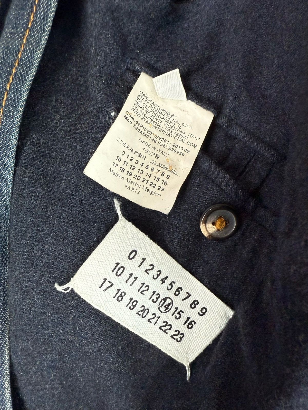 Maison Margiela Maison Martin Margiela 2010aw Archive Denim Half Coat Size US S / EU 44-46 / 1 - 7 Thumbnail