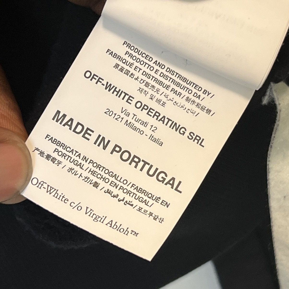 Off-White Off White Airport Tape Hoodie Black Size US M / EU 48-50 / 2 - 14 Thumbnail