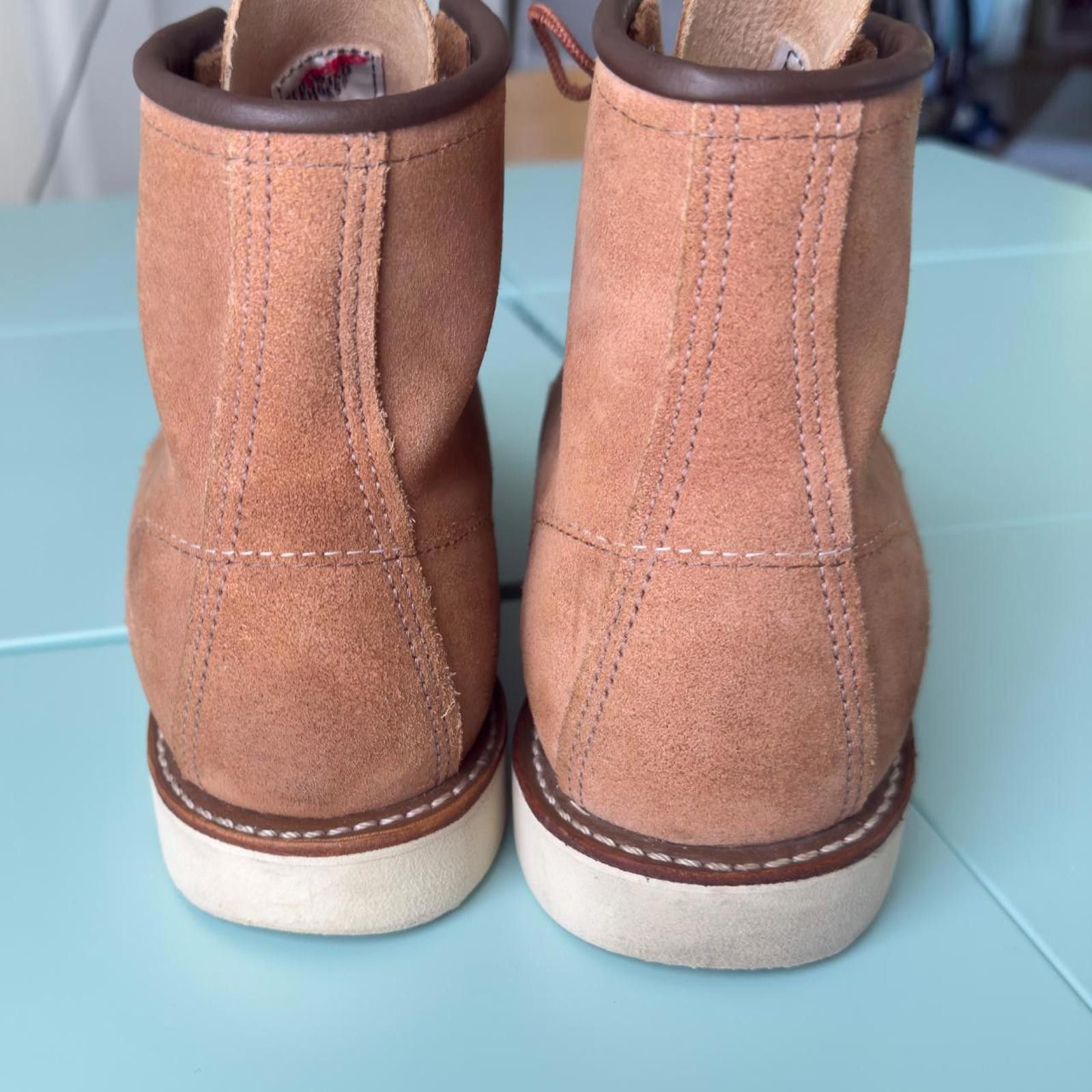 Red Wing RED WING HERITAGE MENS MOC BOOT - DUSTY ROSE ABILENE SIZE 10 Size US 10 / EU 43 - 8 Thumbnail